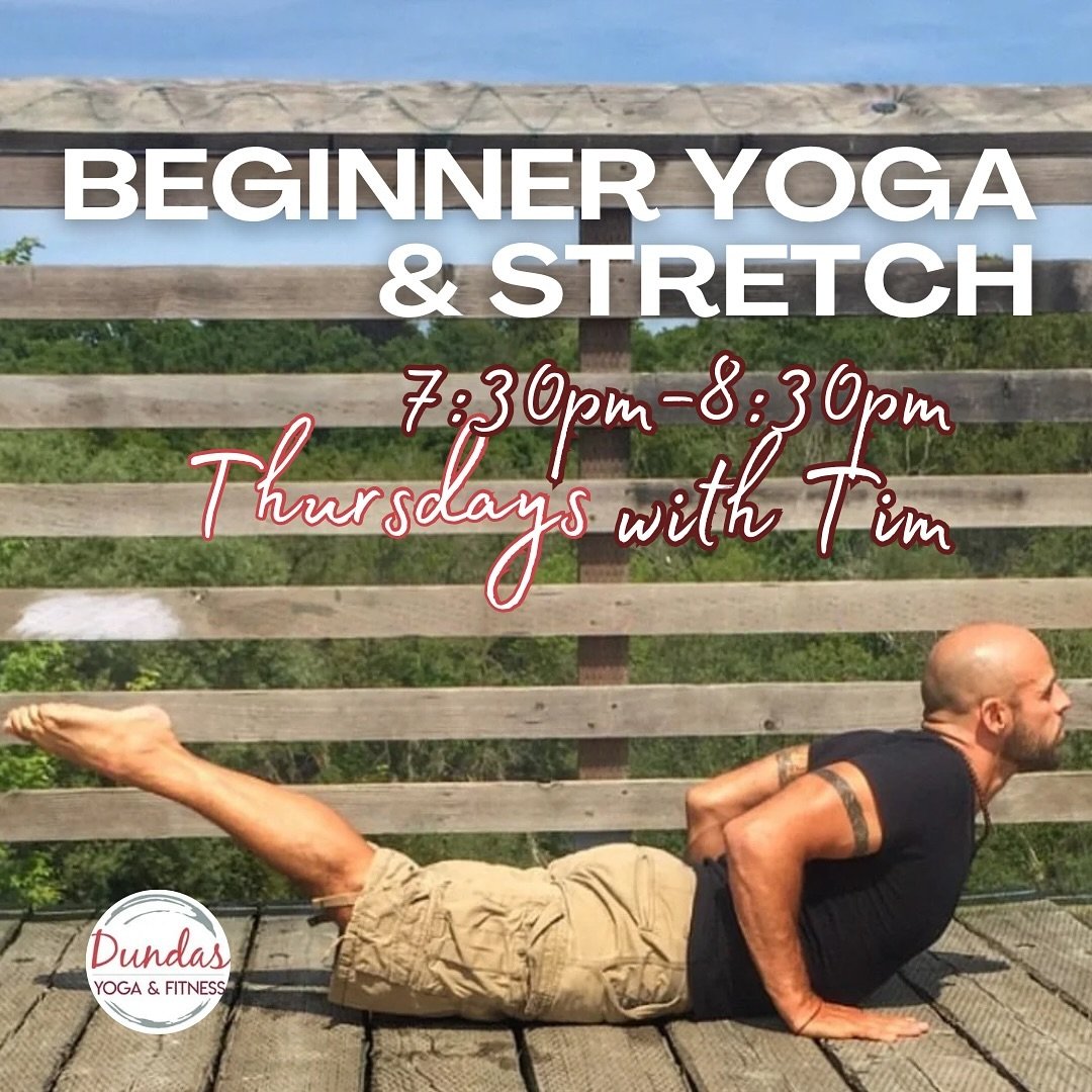 💫 Yoga for Beginners and Stretch class with Tim @_dharmabum_ starts this week!!!

Whether you&rsquo;re new to yoga or seeking to deepen your practice, join us for a harmonious blend of gentle yoga poses and soothing stretches designed to enhance fle