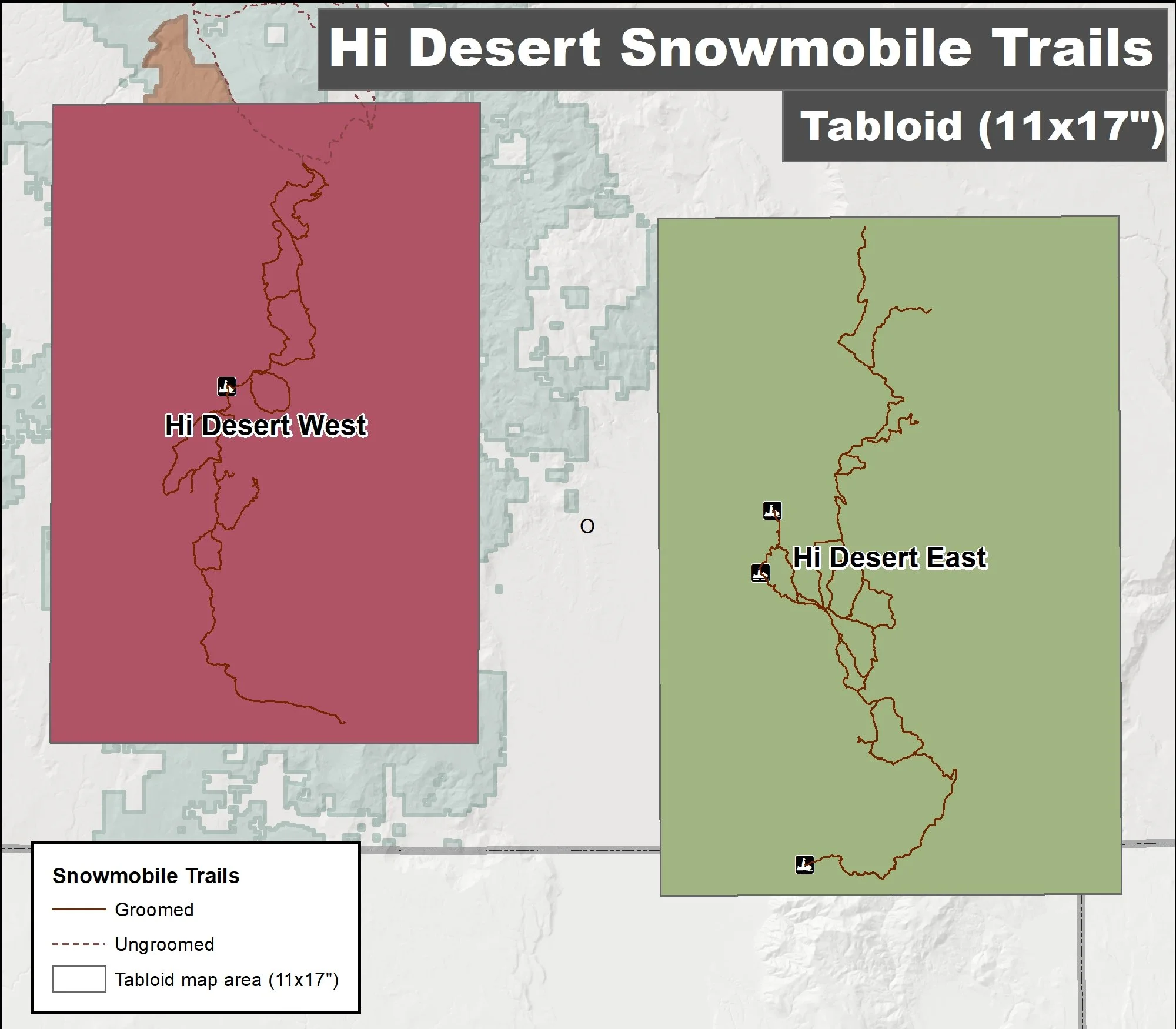 Tabloid: Hi Desert Storm Troopers Snowmobile Trails, Oregon