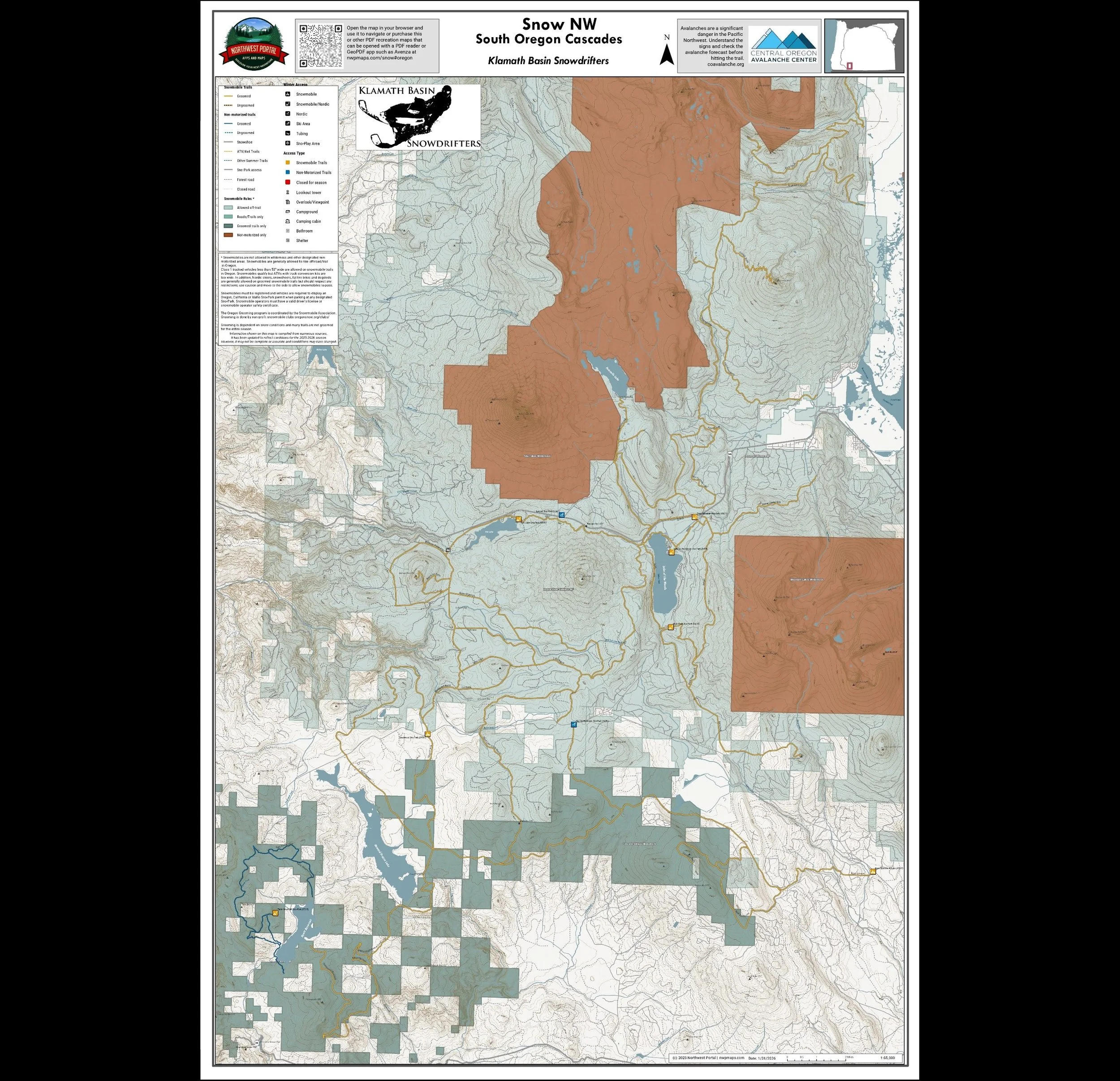 Poster: Klamath Basin Snowdrifters