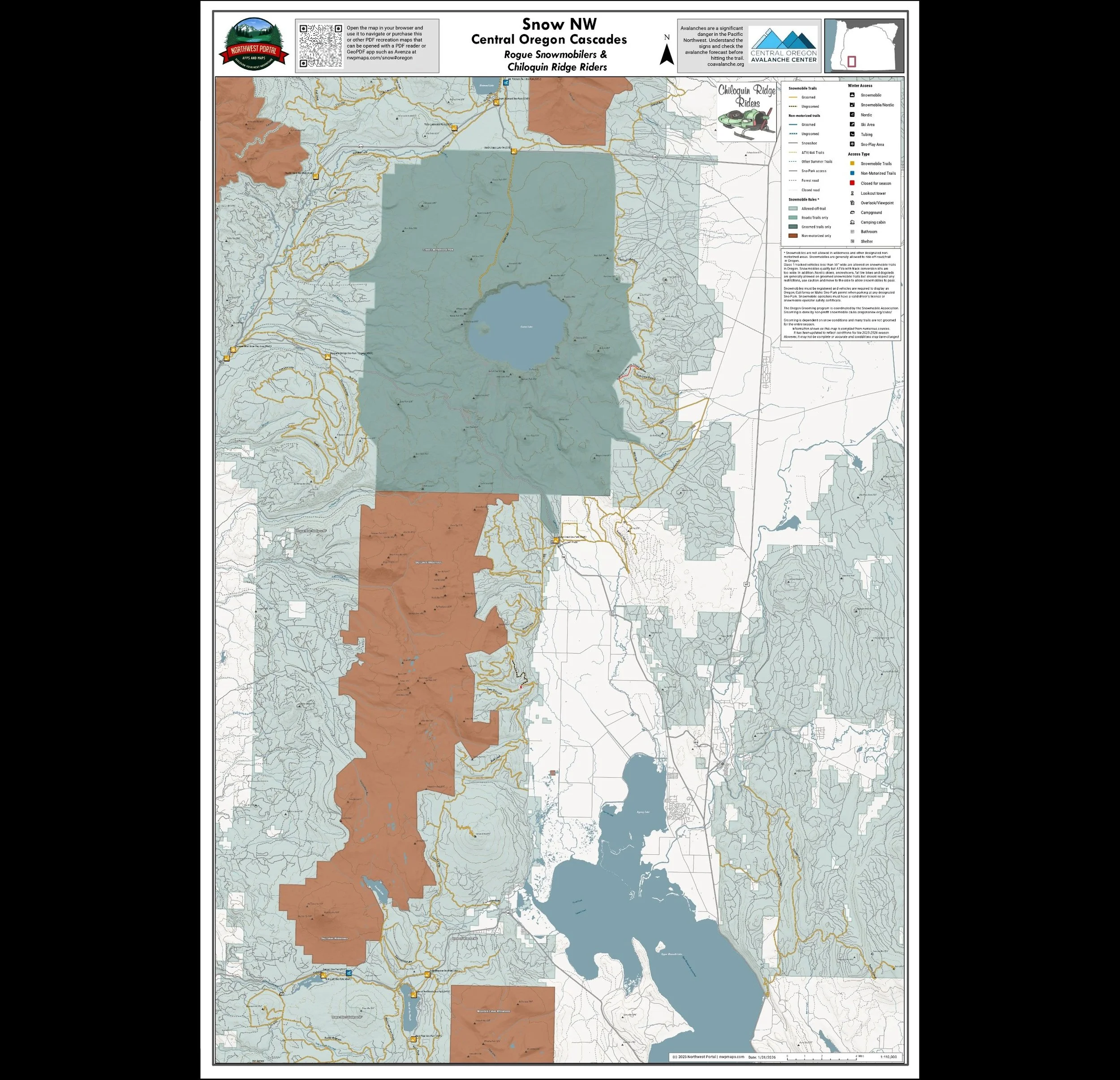 Poster: Rogue Snowmobilers & Chiloquin Ridge Riders