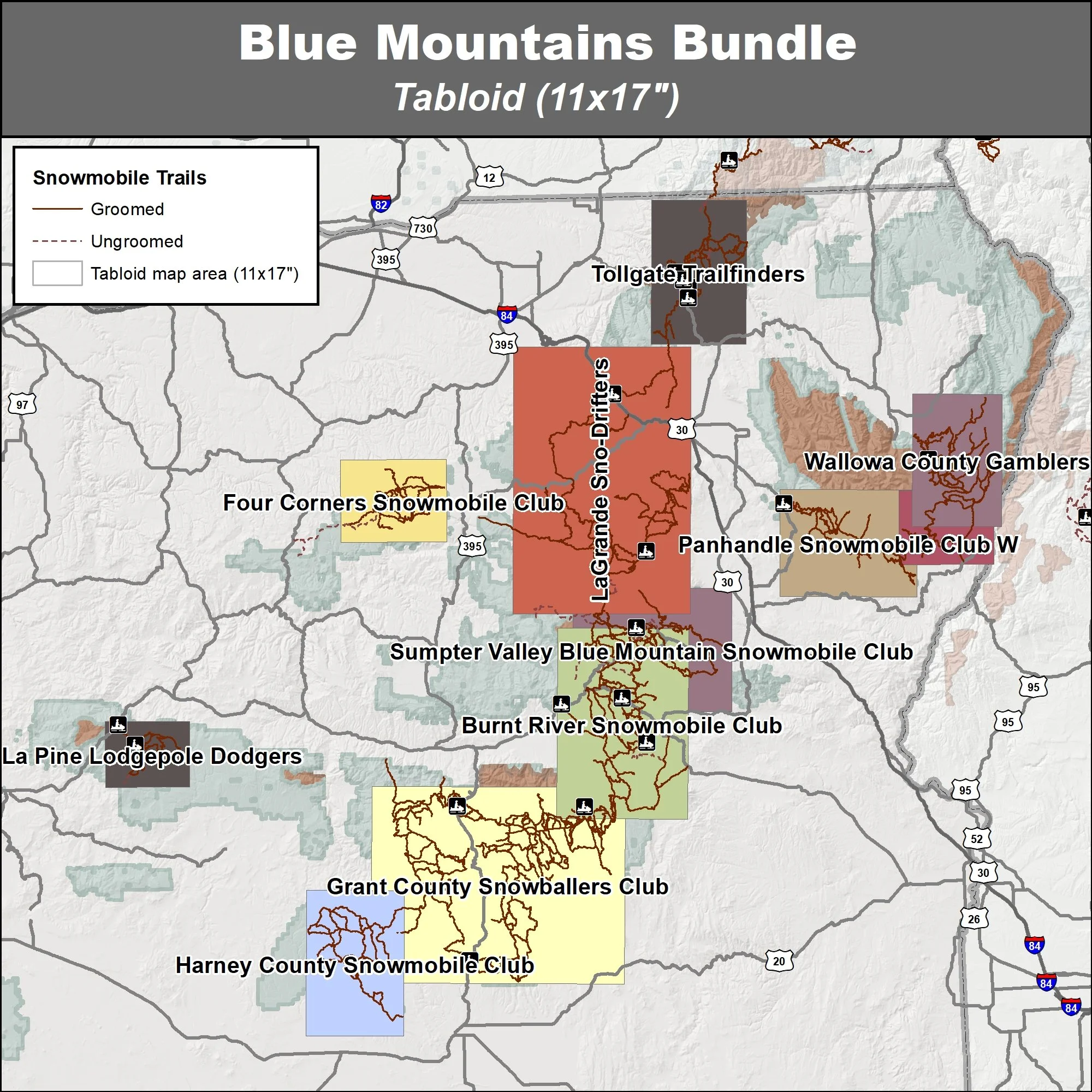 Tabloid Bundle: Oregon Blue Mountains
