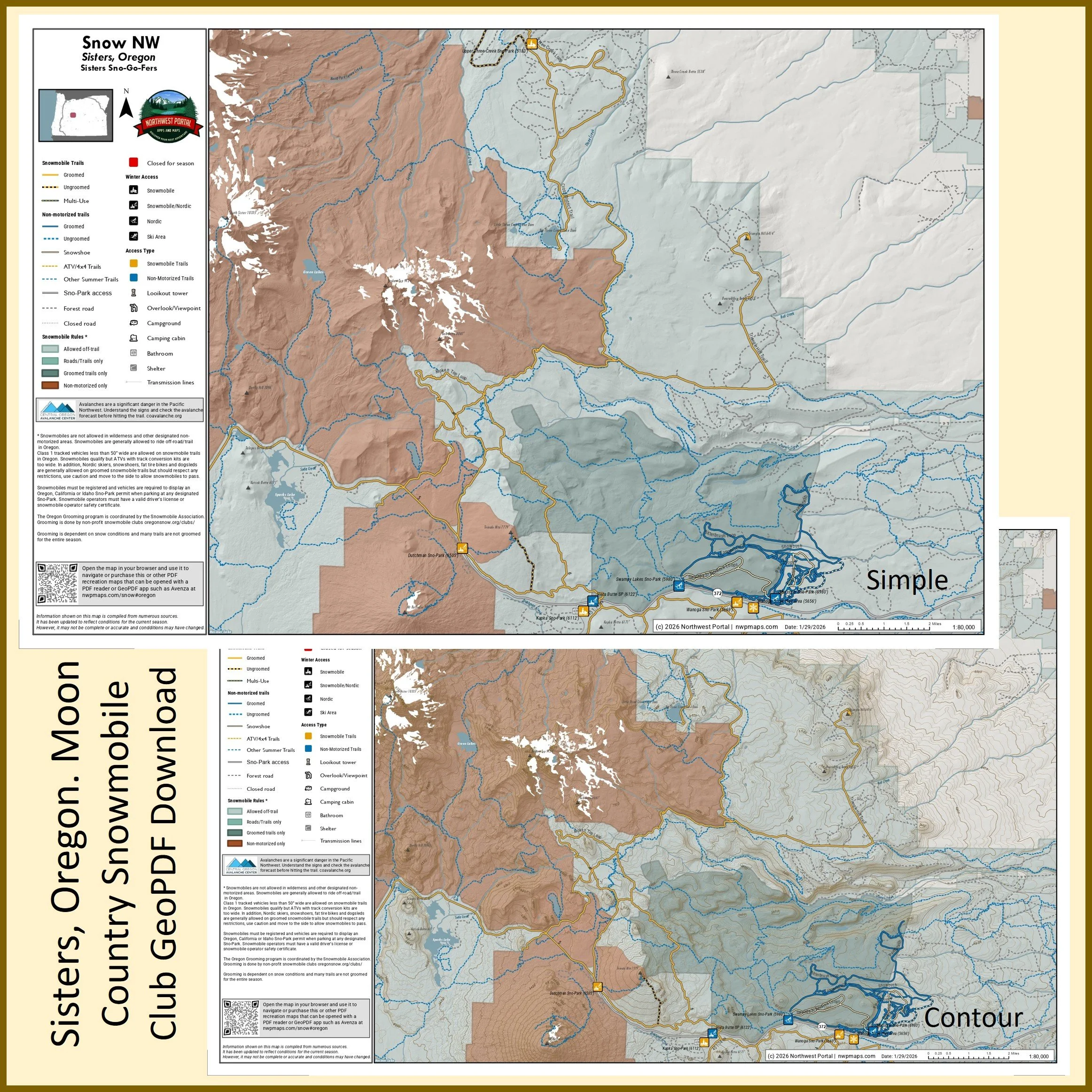 Tabloid: Sisters Go-Fers Snowmobile Trails