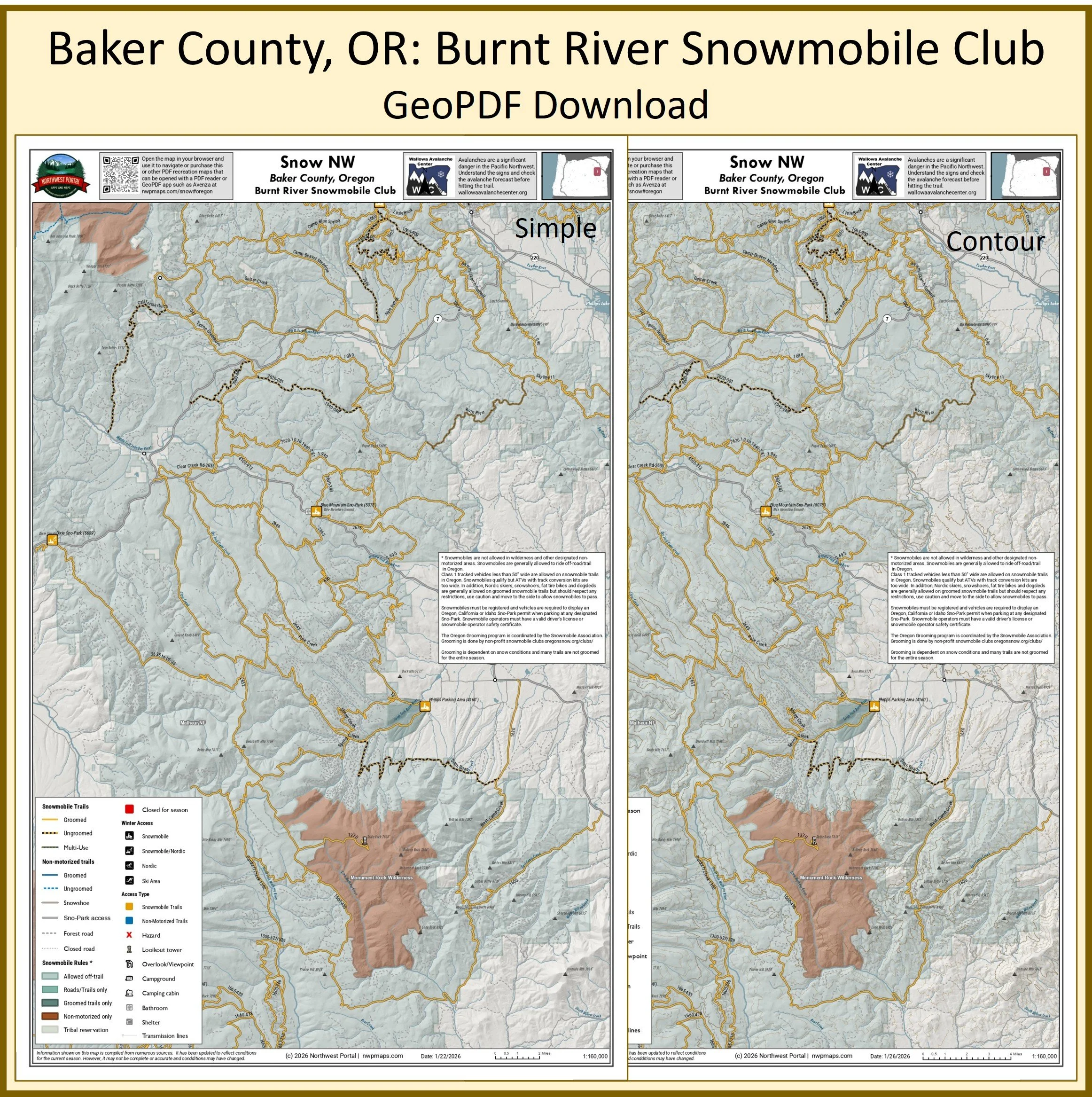Tabloid: Burnt River Snowmobile Club Trails