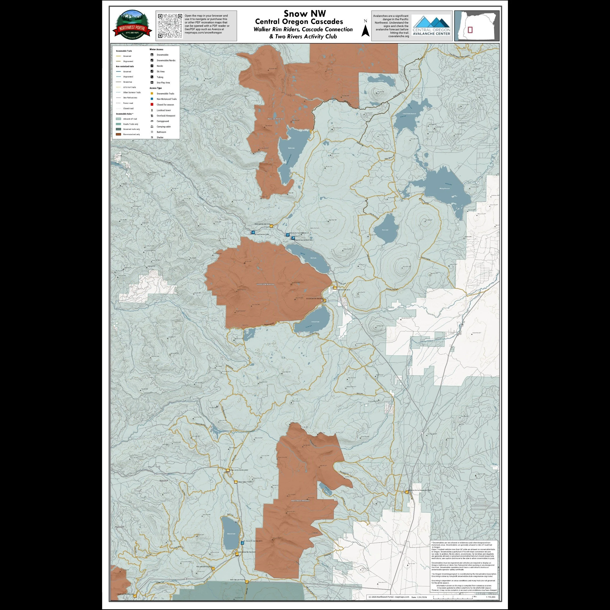 Poster: Walker Rim Riders, Cascade Connection & Two Rivers Activity Club