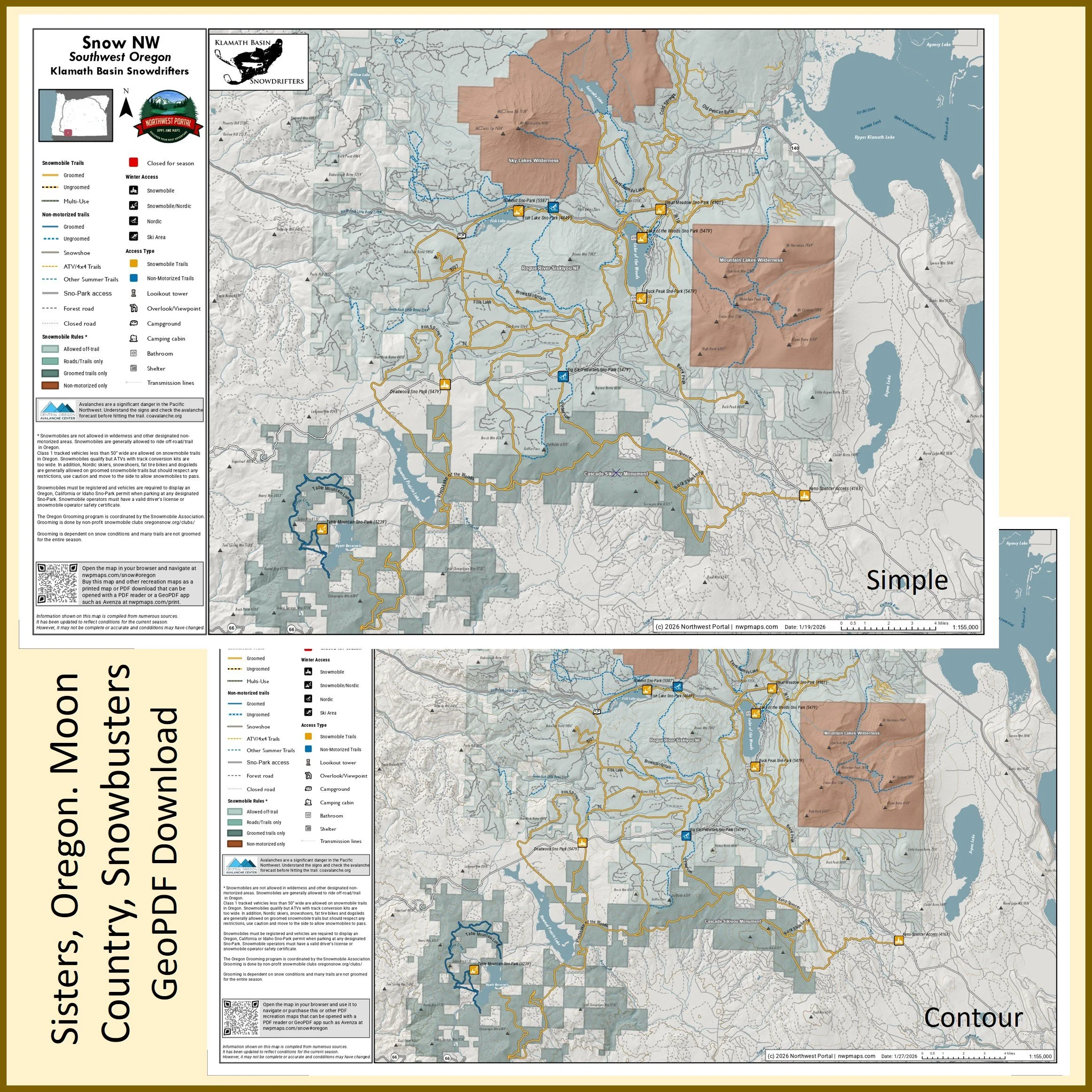 Tabloid: Moon Country Snowbusters Trails