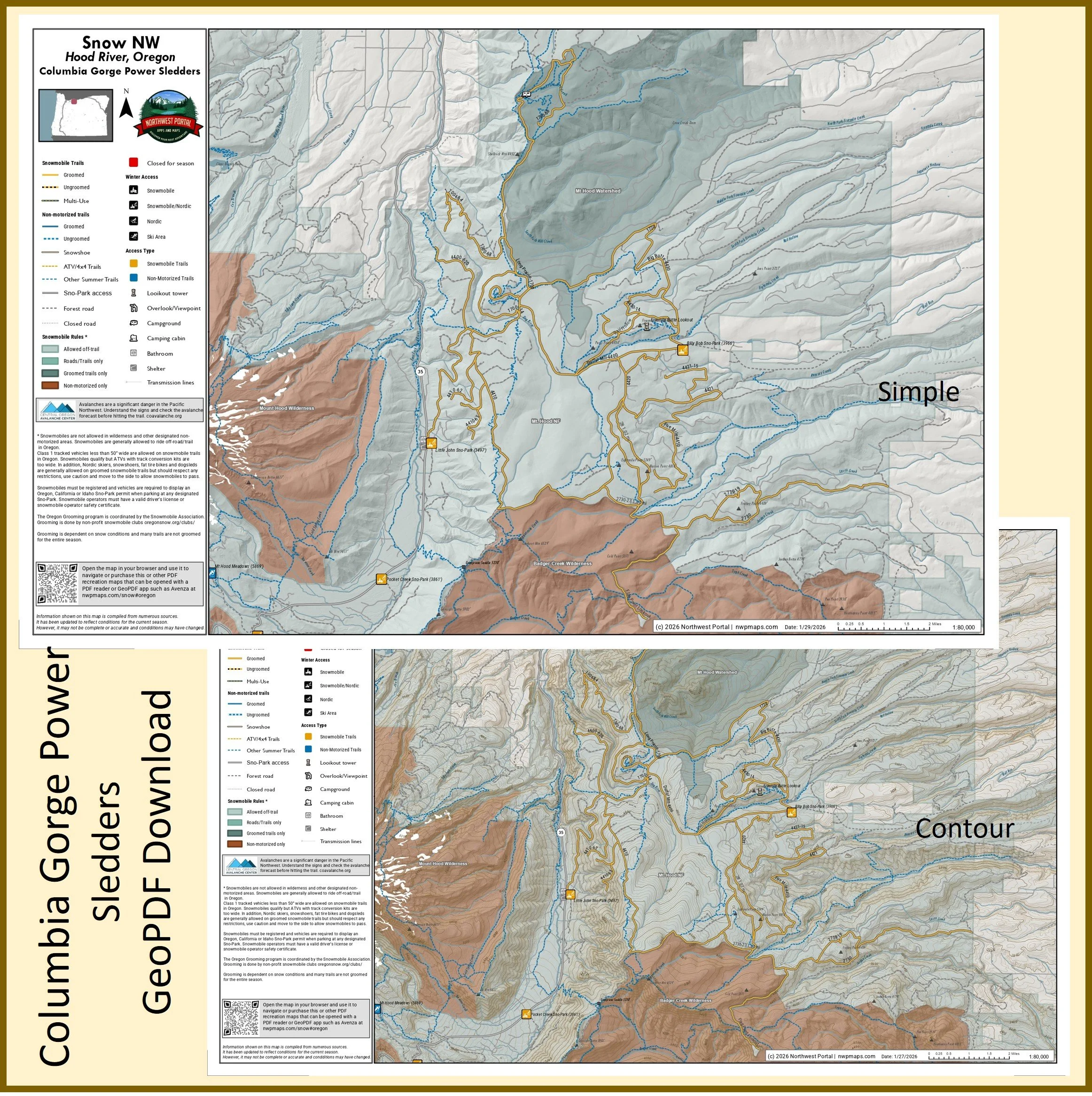 Tabloid: Columbia Gorge Power Sledders