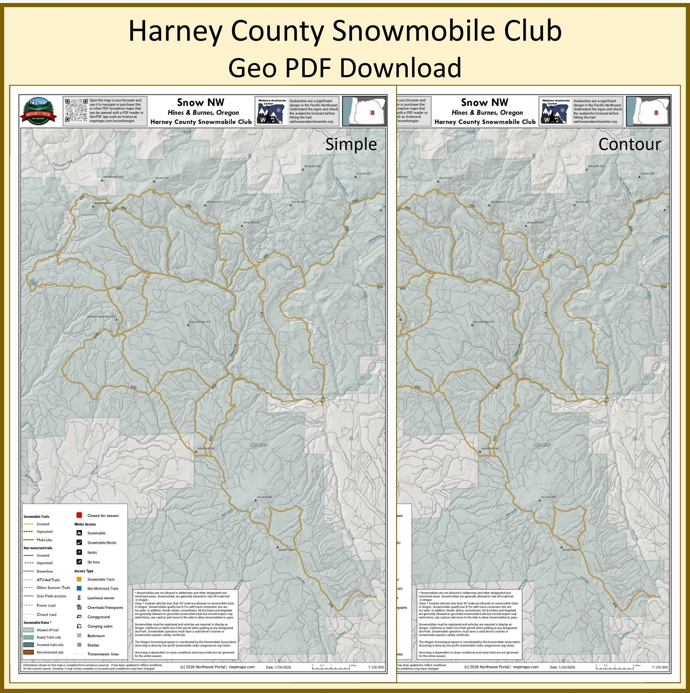 Tabloid: Harney County Snowmobile Club