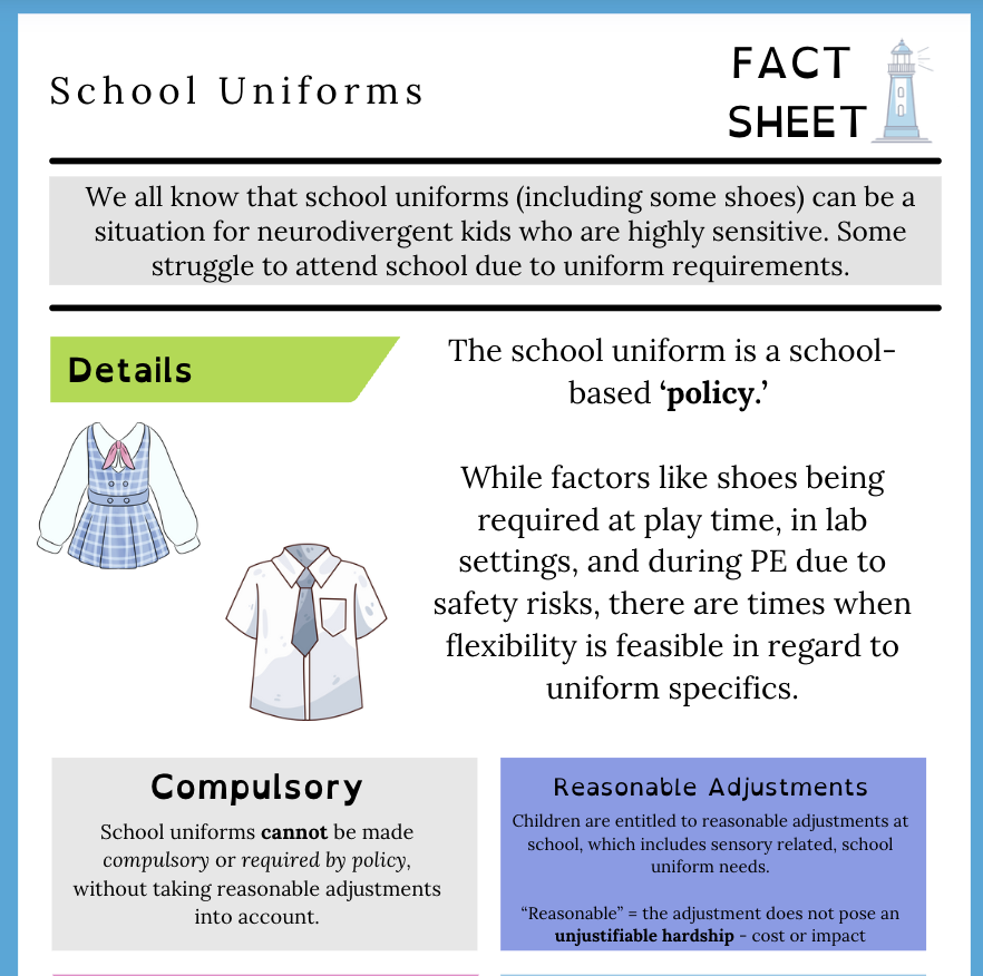 Fact Sheet: School Uniforms