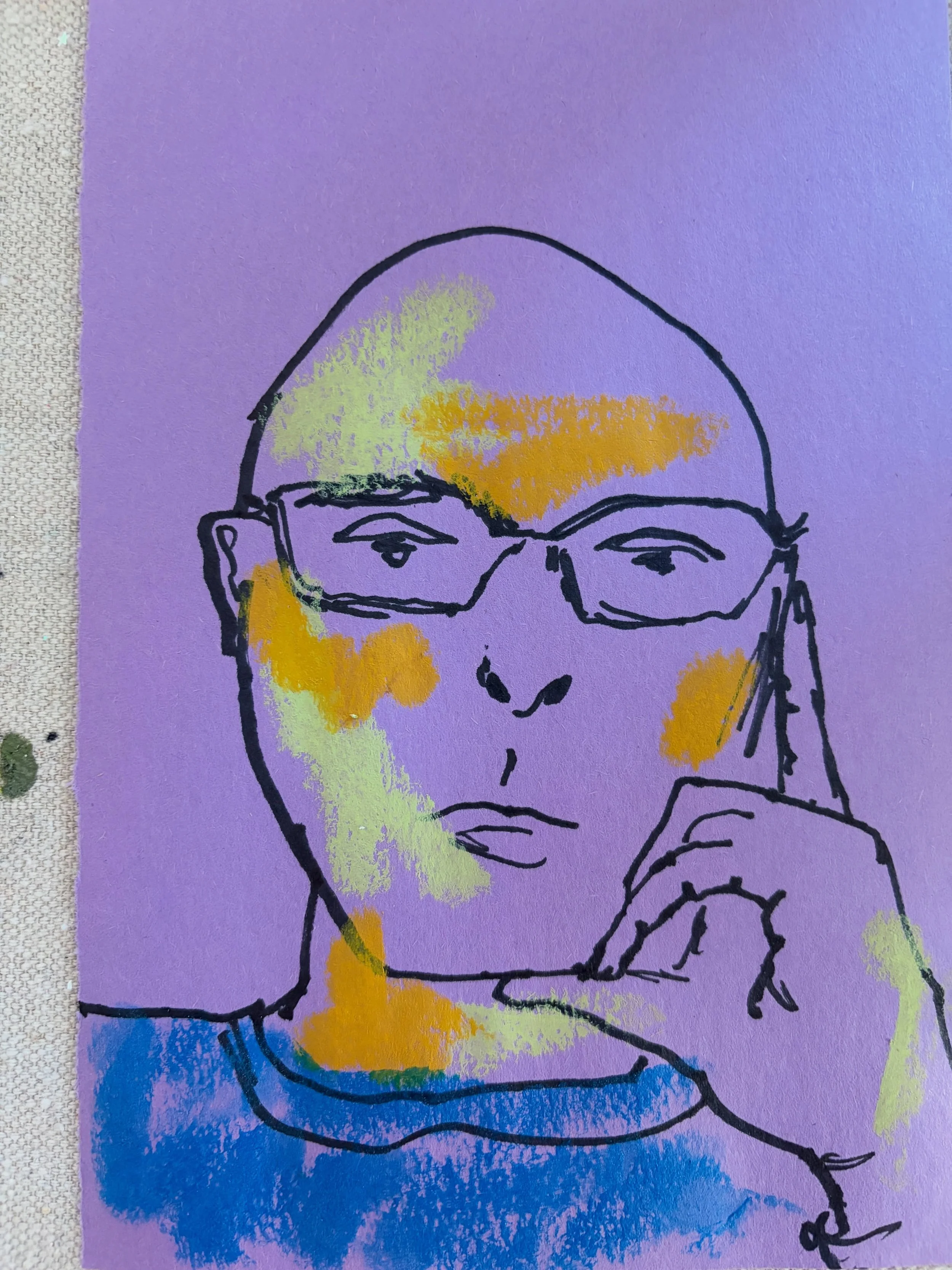 Enjoyed another portrait session of @drawingisfree_org Thank you to all of the great models today!! 🫶 Each pose is set to a song ranging from 2.5-5 minutes. This is one of my favorite hours of the week. It goes by in a flash! 

#drawingisfree_org #d