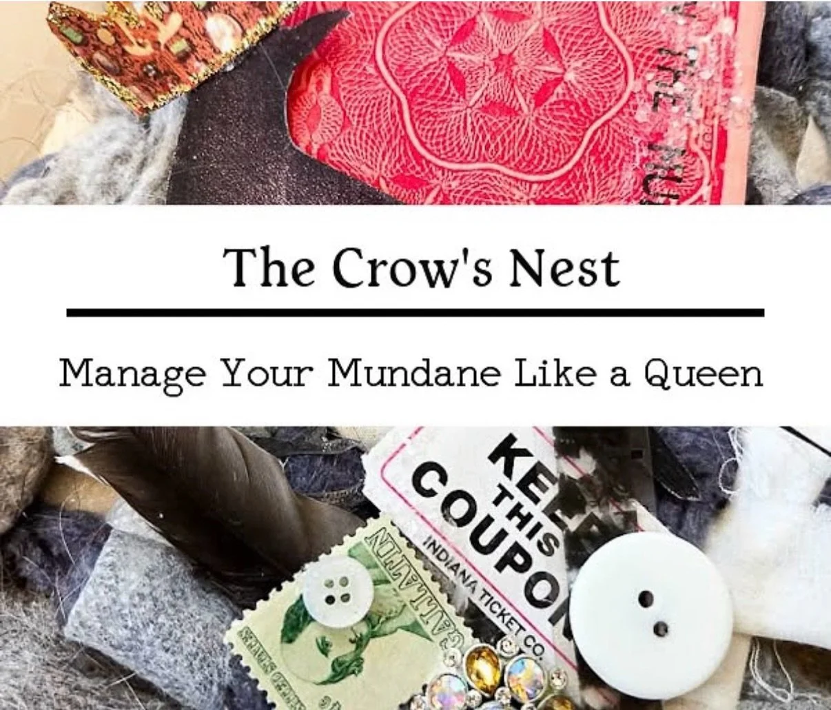 I&rsquo;m so excited to finally share this! 🐦&zwj;⬛

I&rsquo;m one of seven teachers in The Crow&rsquo;s Nest, a brand new creative faith course from @kimpeppercreative with nine lessons, lots of mixed media and so many fun ways to create with the o
