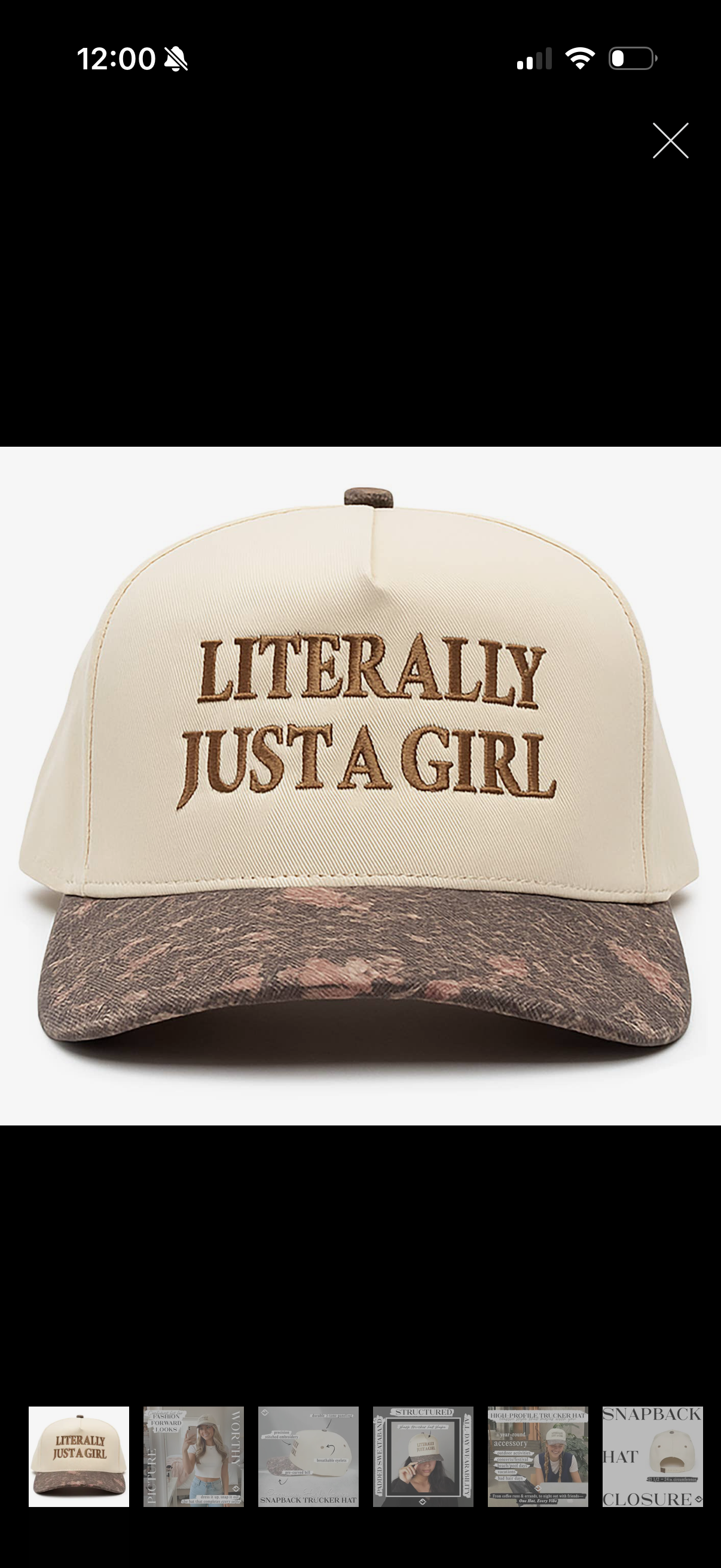 Literally Just a Girl Trucker Hat