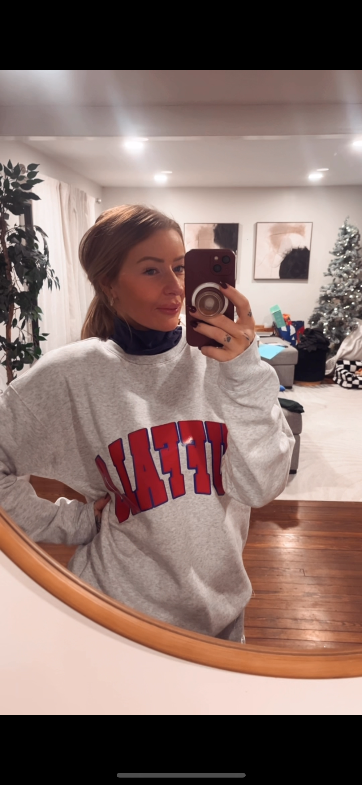 Mock Buffalo Turtle Neck