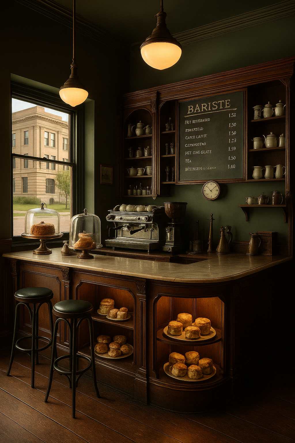 Elegant Café with Vintage Charm.png