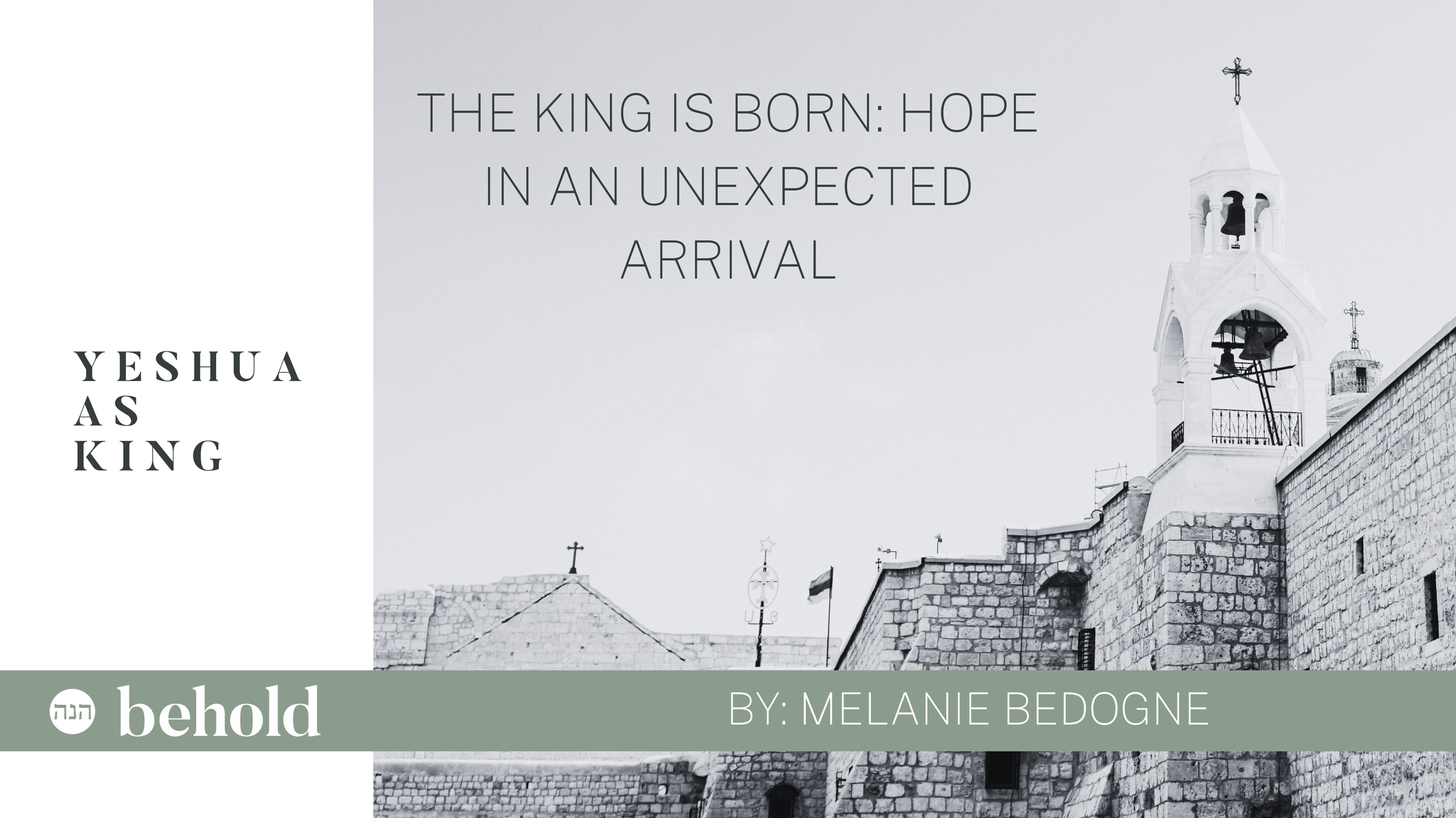 The King is Born: Hope in an Unexpected Arrival
