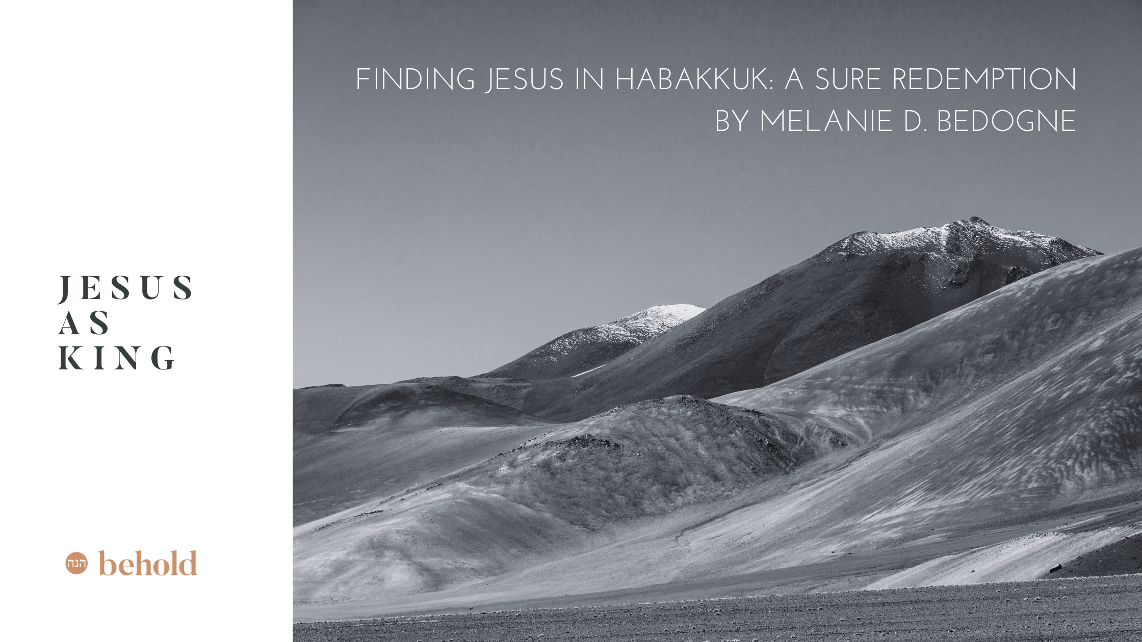 Jesus in the Book of Habakkuk: A Sure Redemption