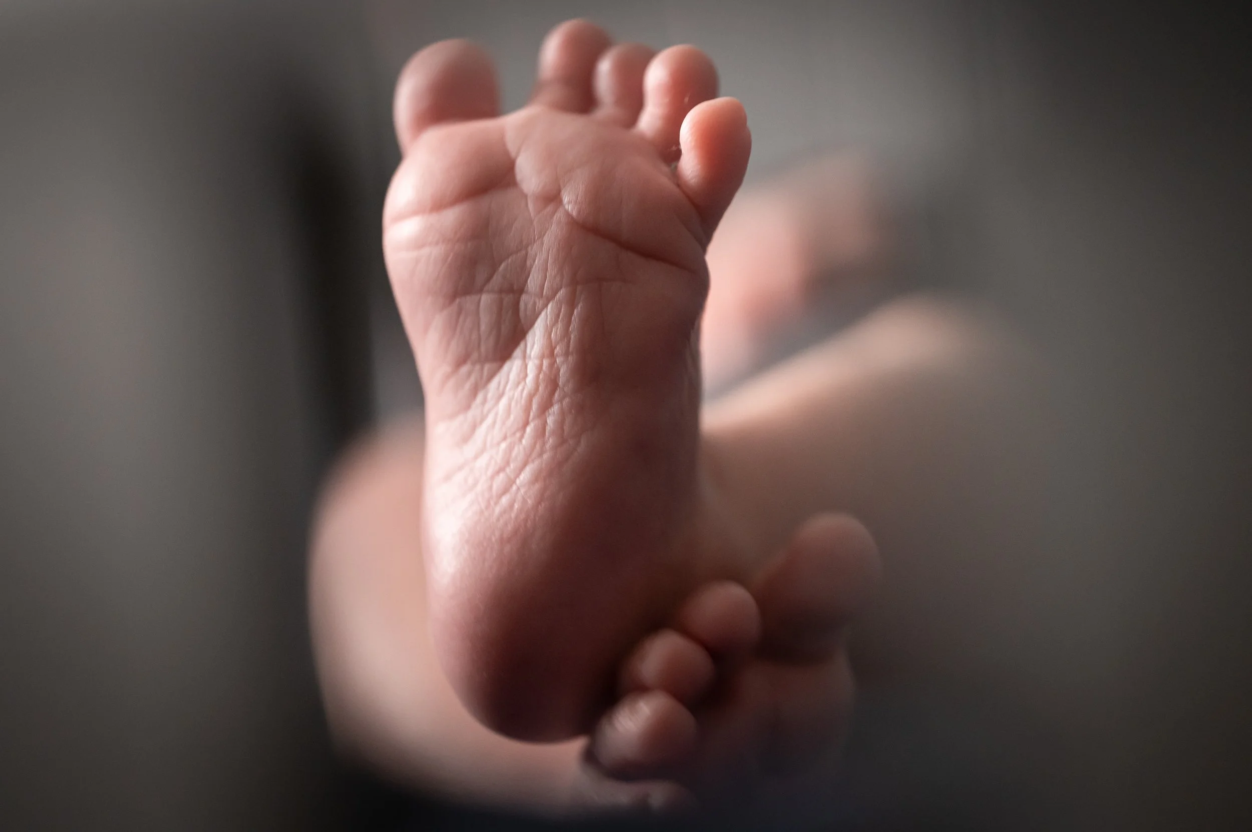 Close-up of a baby's foot
