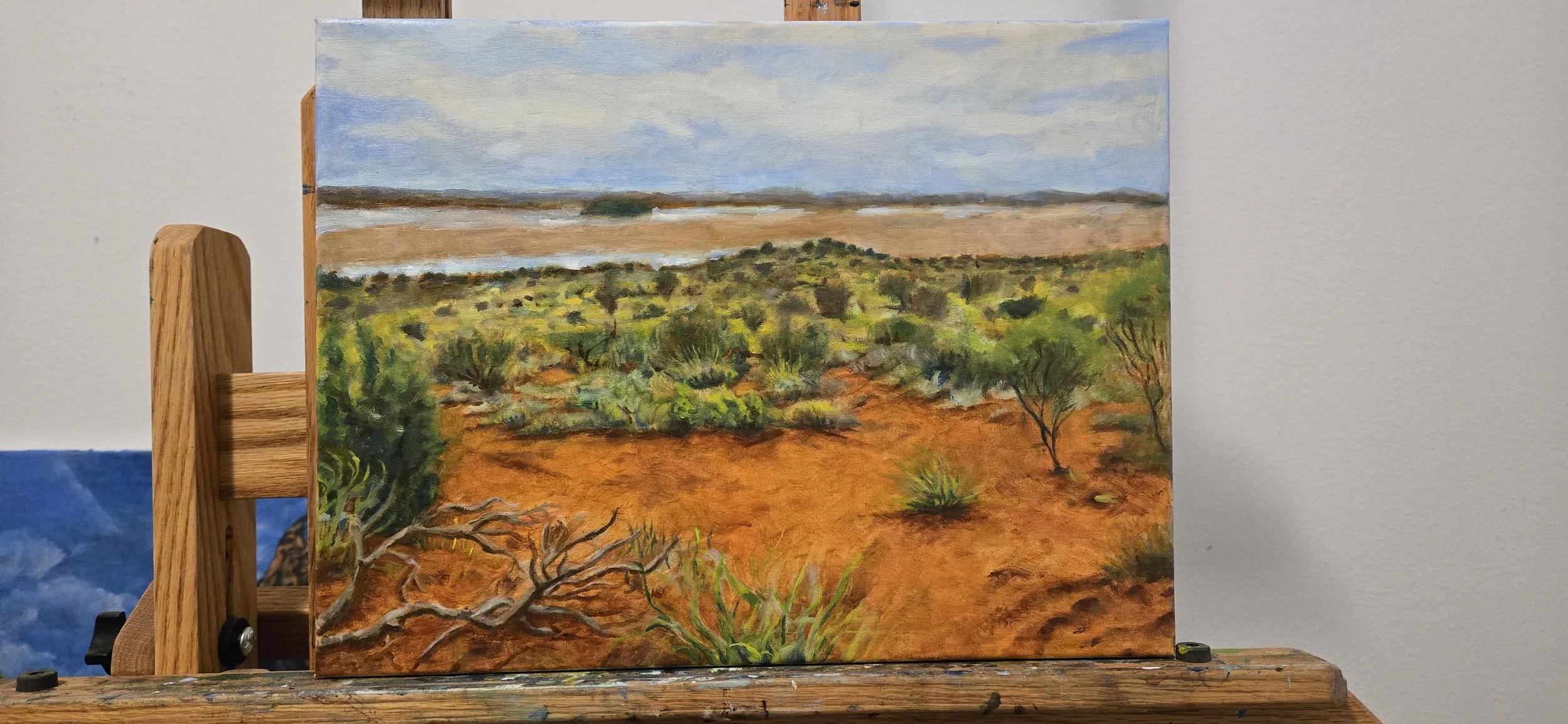 A quick short video of my latest oil painting