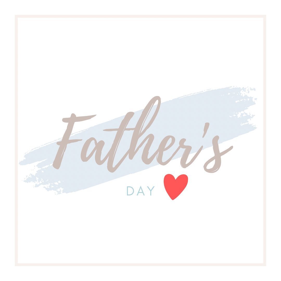 Happy Father&rsquo;s Day to all of the wonderful dads out there 🧡