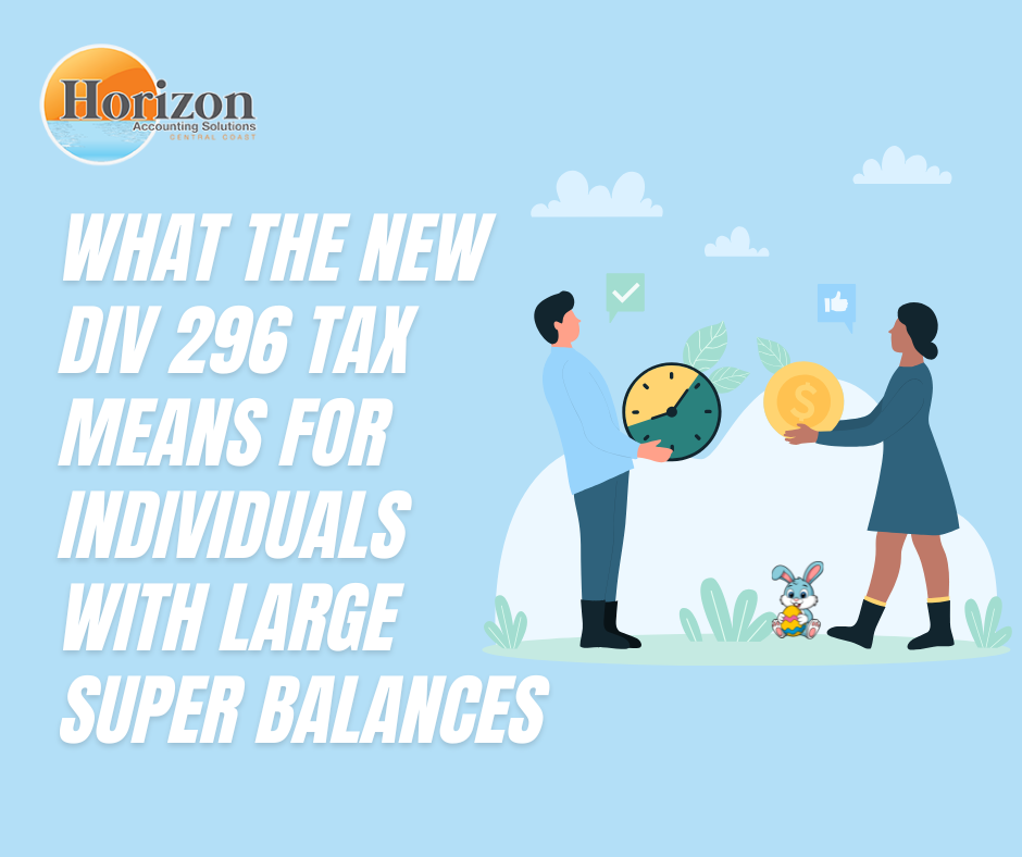 What the New Div 296 Tax Means for Individuals with Large Super Balances