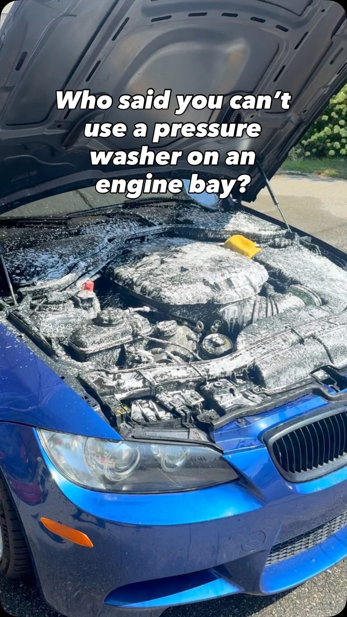 Worried about frying your engine by using a pressure washer? Worry no more
Detailing your engine bay doesn’t have to be risky. When done properly, pressure washing is a safe and efficient way to achieve a spotless finish.
•
•
&bull