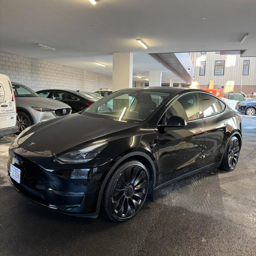This Tesla Model Y with a platinum detail ⚡️ 

🚘Premium detailing services
📍MA &amp; RI | Drop off &amp; mobile 
📲508-244-8087 or schedule with link in bio