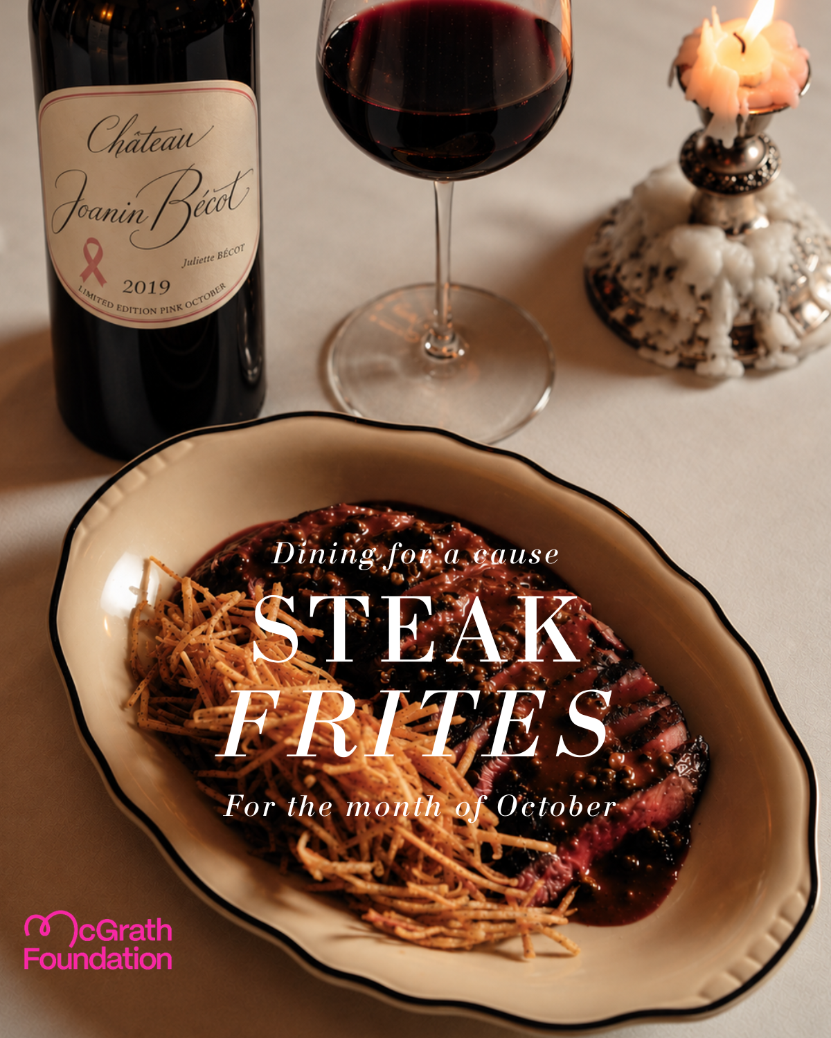 Pink October - Steak Frites