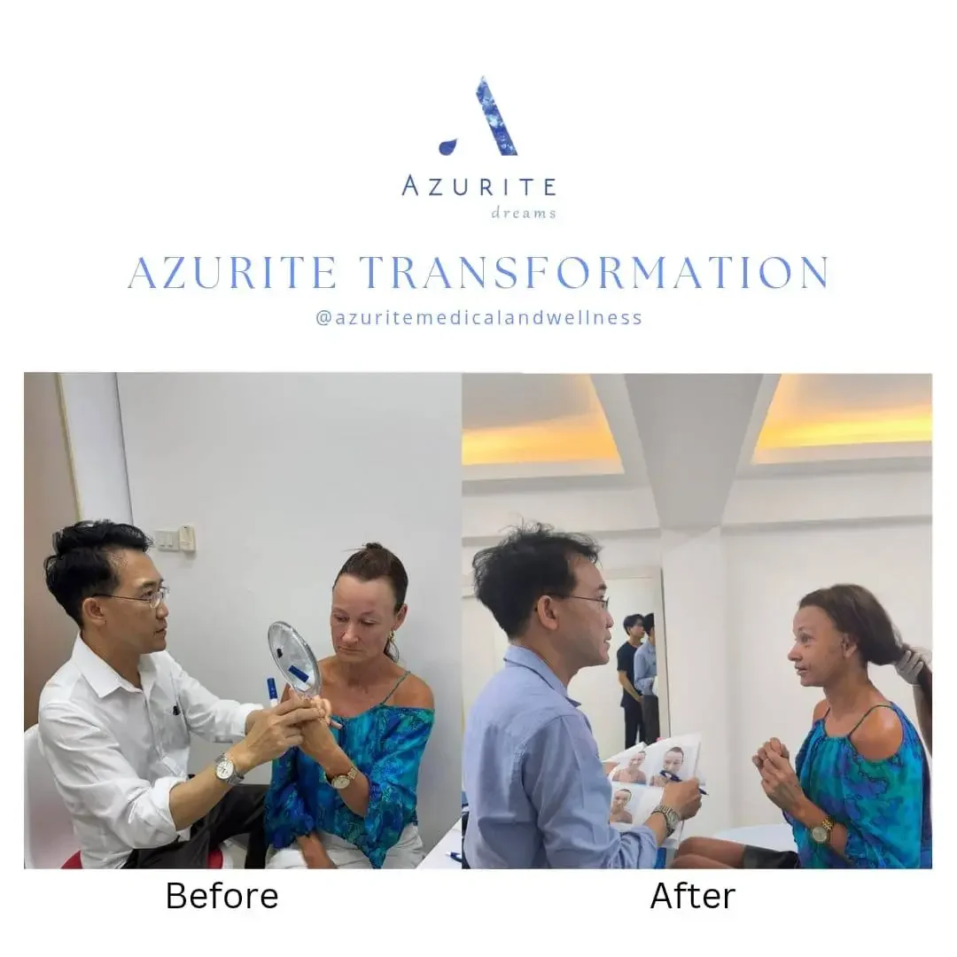 dr. theerapong consultation with client - sitting in office