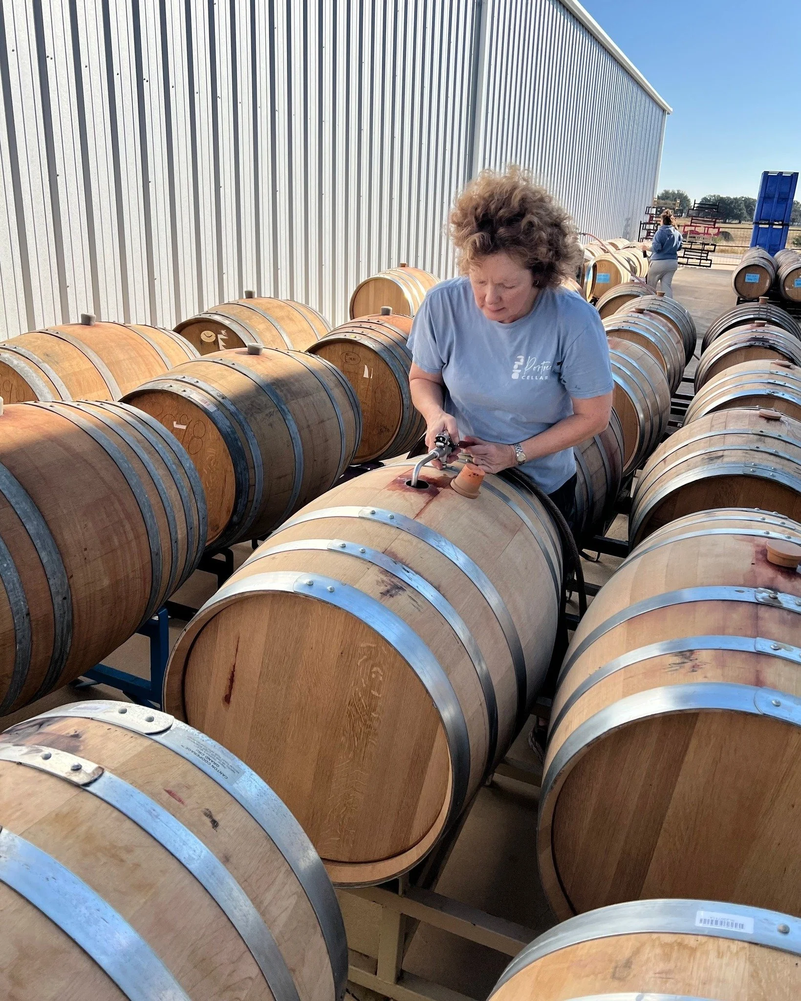 Harvest is done and on to barrel topping.  Checking to see what might be going to bottle next...very excited to get it in your glass!

#portreecellars #askfortexaswines #DrinkTexasTexas #realtexaswine #oakbarrels #redwinelover #barrelaging