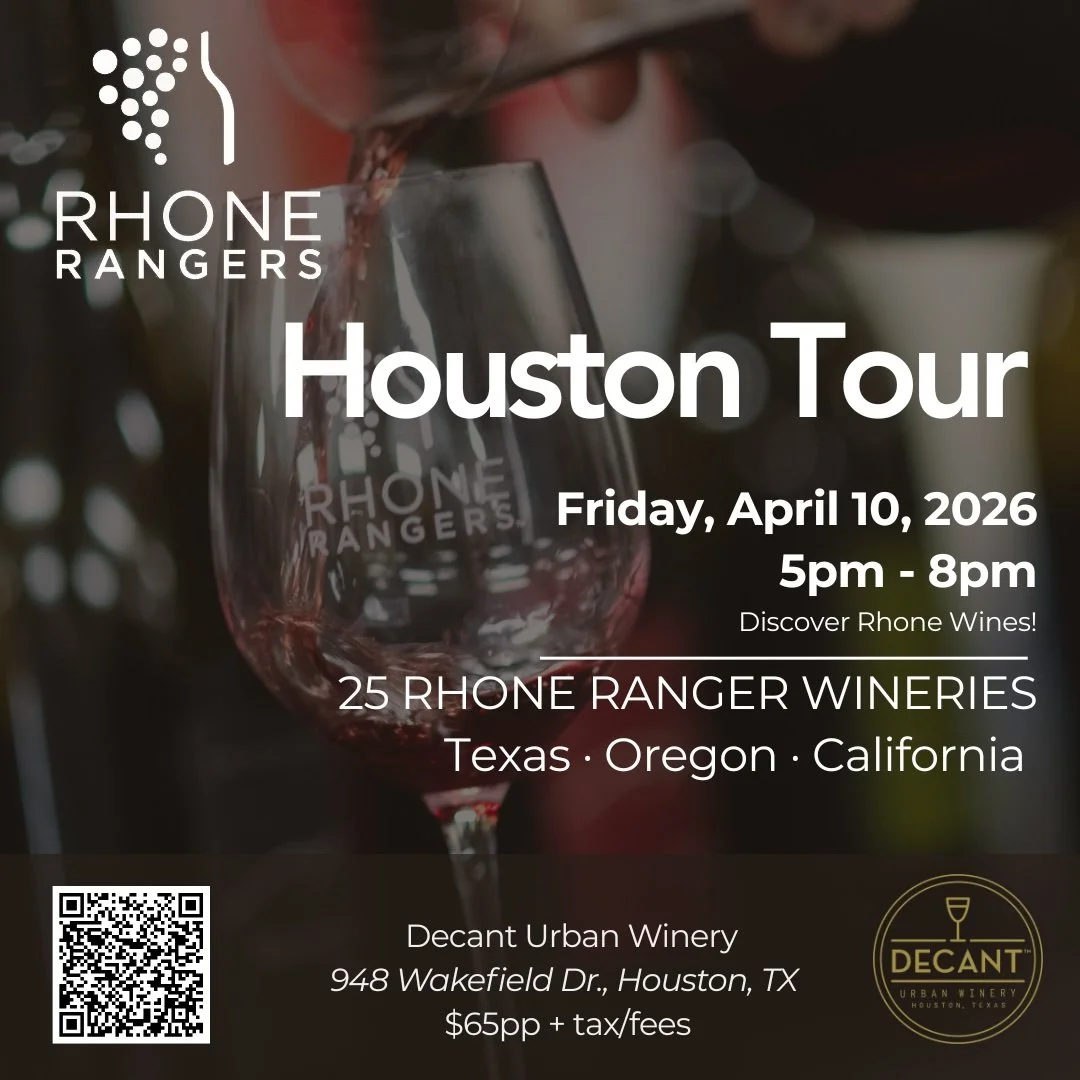 Join Portree Cellars and the Rhone Rangers for the 2026 Texas Tour with stops in Houston and Hye!

From Picpoul Blanc and Viognier to Syrah and Mourv&egrave;dre, this is the chance to taste wines that sparked the American Rh&ocirc;ne wine movement!

