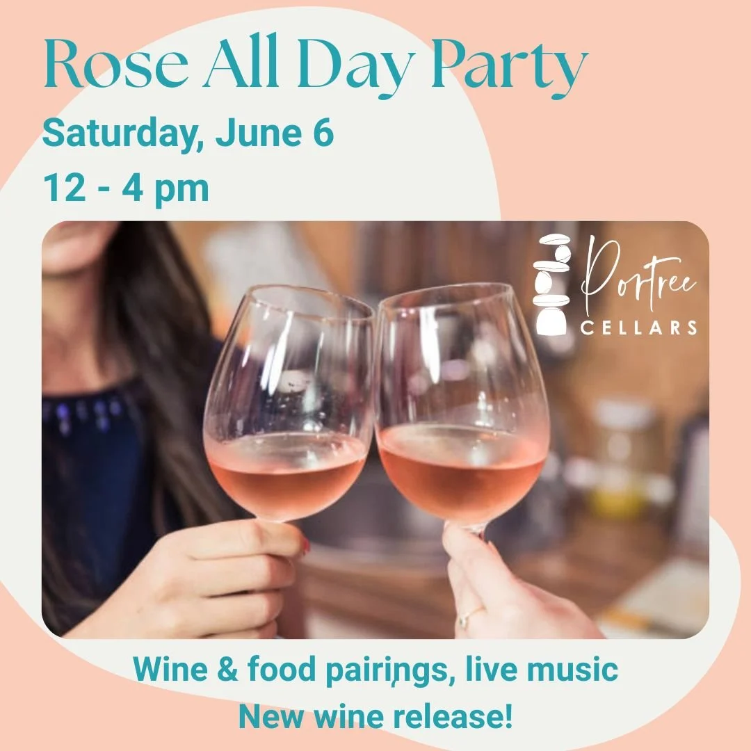 Summer is coming and you need some wine!

Join us Saturday June 6 for Rose All Day!  We're pairing our rose wines with delicious bites plus we are releasing our new Malvasia Bianca, a beautifully floral and refreshing white wine for the summer heat. 