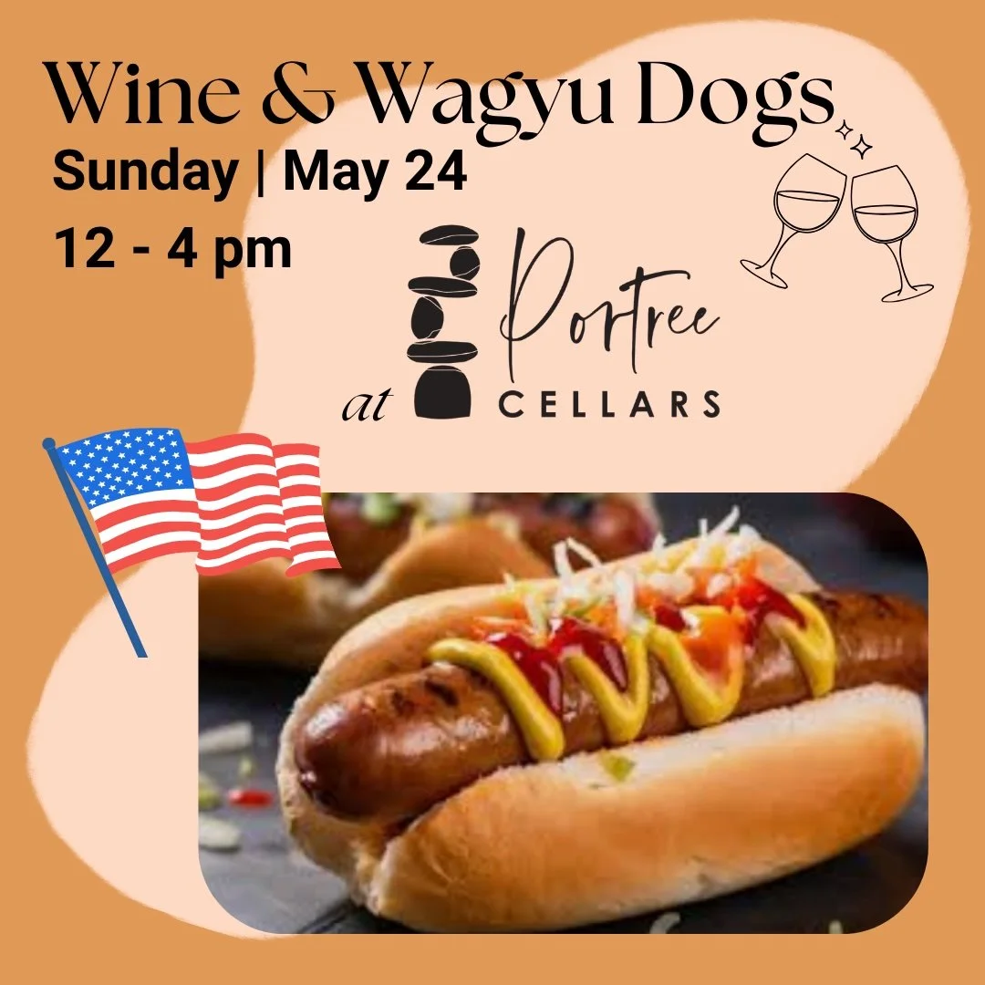 Need a place to chill out this Memorial Day weekend?

Join us on Sunday May 24 for delicious wagyu hot dogs, wine and live music.  If you haven't tried wagyu dogs, you need one!  Bring your family and friends and relax this holiday weekend.  You dese