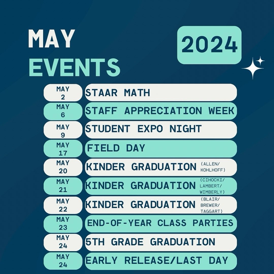 🗓️ Last month of the year, be sure to add these important dates to your calendar!
