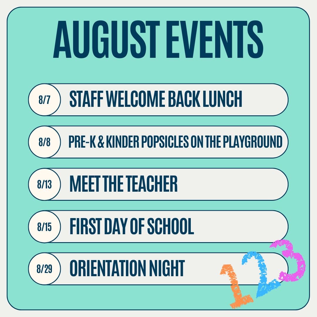Upcoming August Events