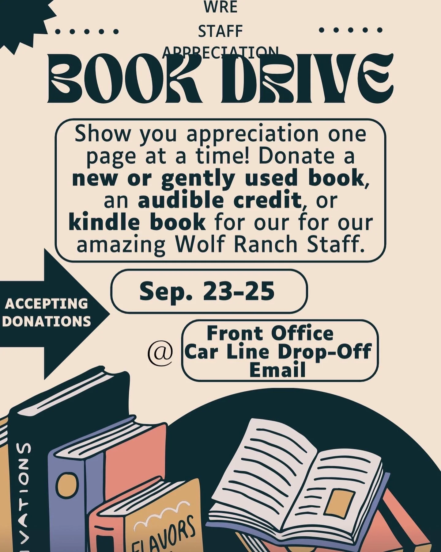 Staff Book Drive