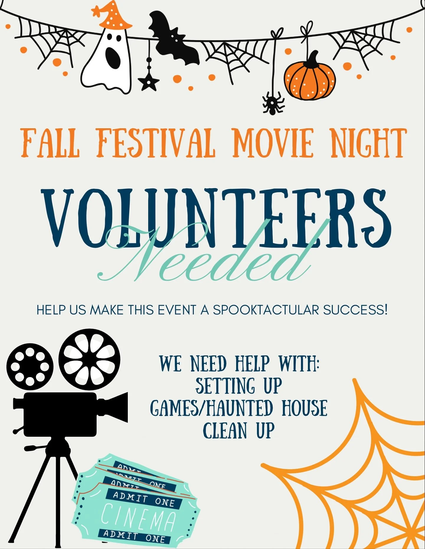 🎃 Volunteers Needed! 🍁
Wolf Ranch Fall Fest 2025 is almost here &mdash; and we need your help to make it a spooktacular night! 👻✨

From the haunted house to classic fall games to our outdoor movie showing, there&rsquo;s something for everyone &mda
