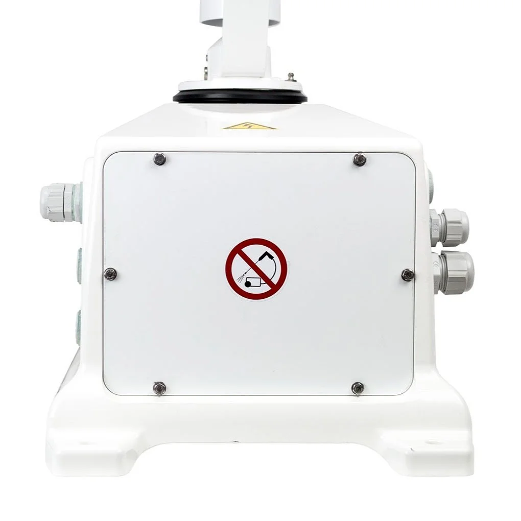 Glamox Norselight Searchlight SL40 Halogen  230V SH310 1000W SH470 2000W closer view at base from the side