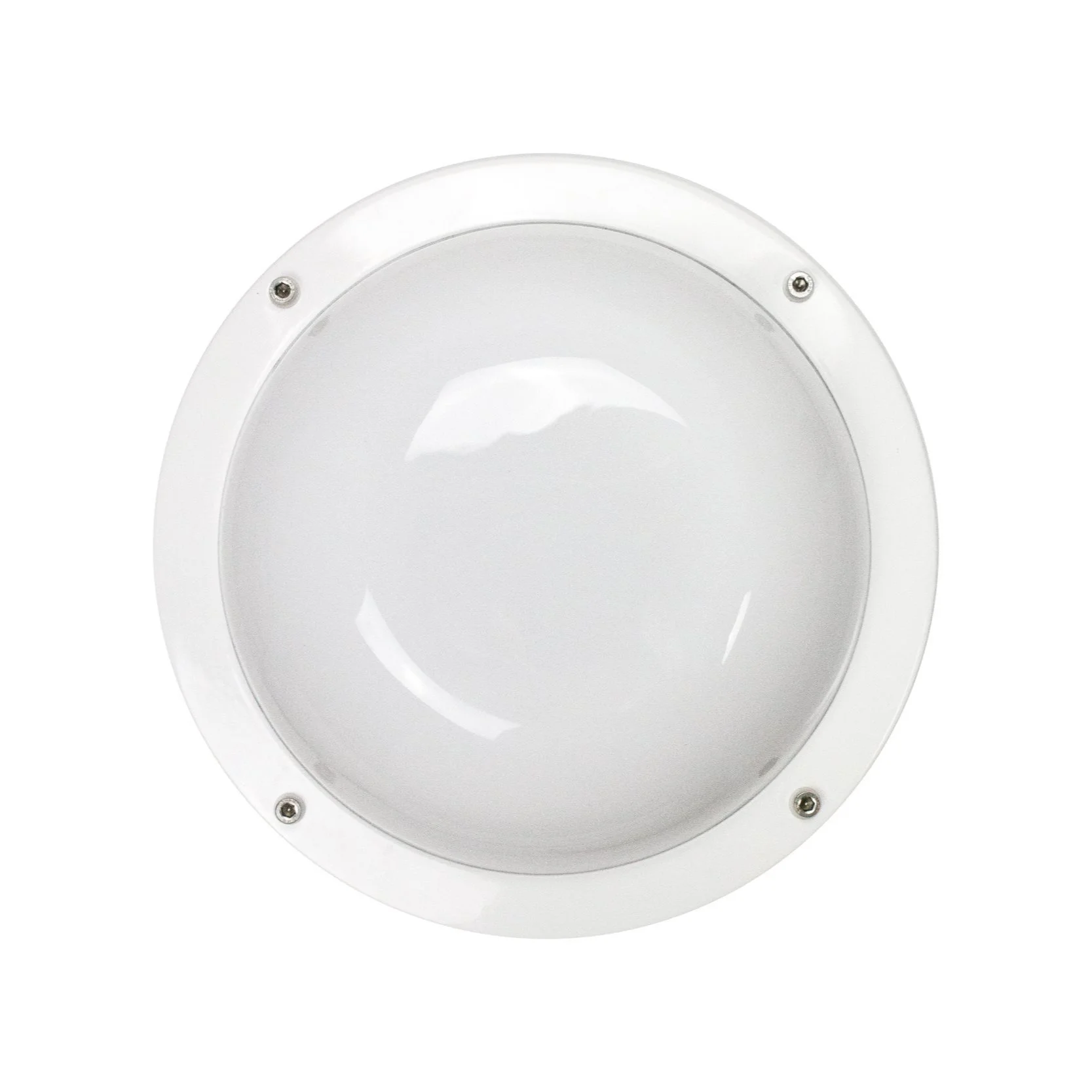 Seaes T98 waterproof LED technical deck luminaire top view glossy globe
