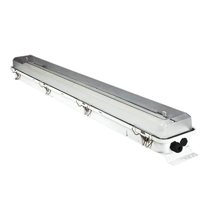 Glamox MIX S LED Steel Ex Hazardous luminaire, Hazardous area zone 2, IP67, 2500-7500 lm, 19W, 36W