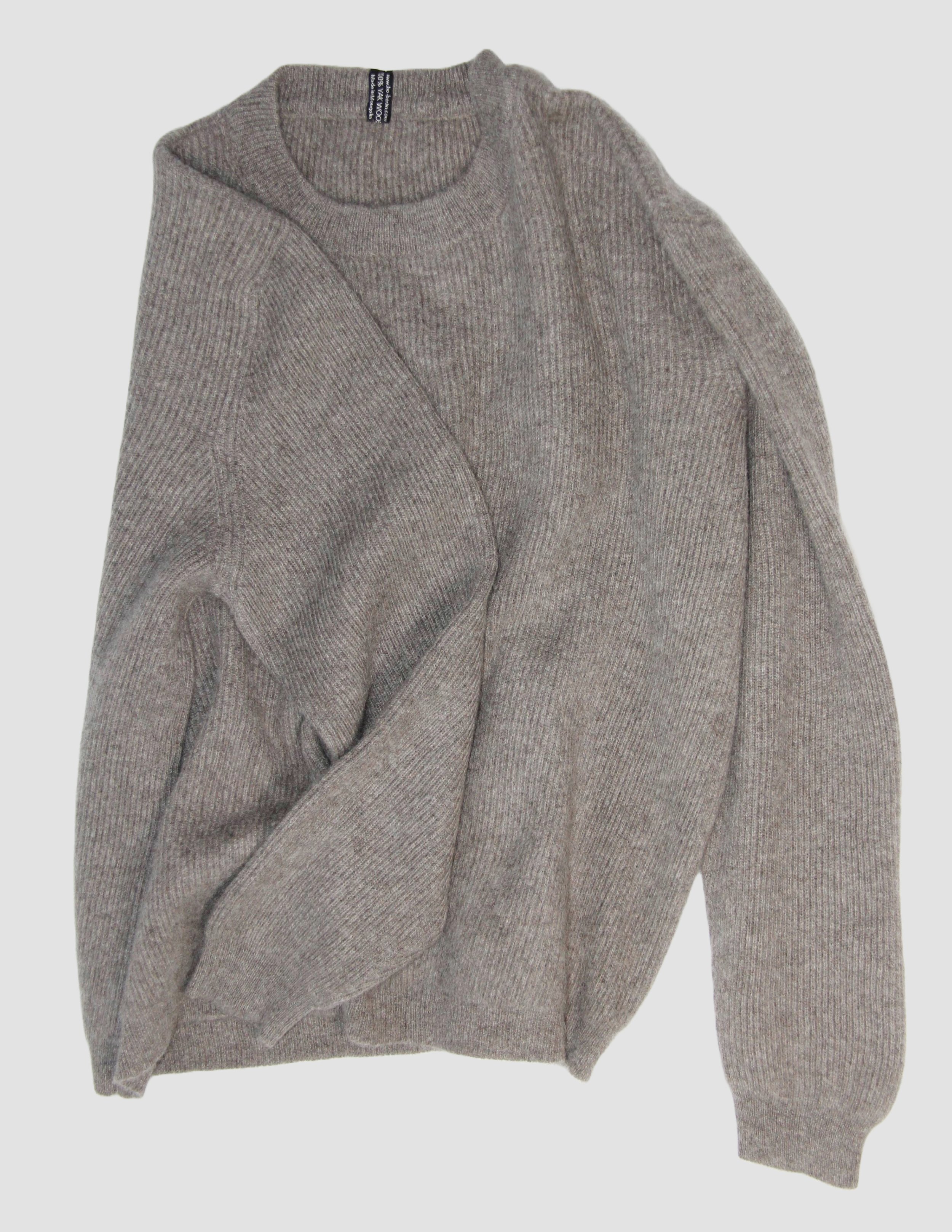 HOBerlin Hand of Origin Mongolian YakWool Boxy Pullover