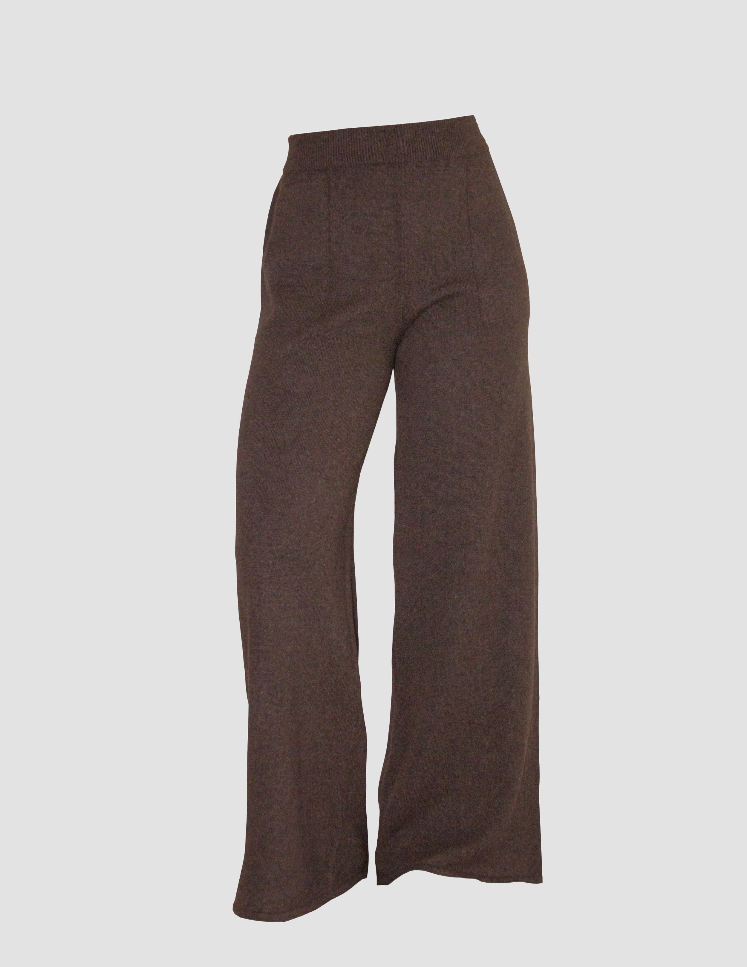 H/OBerlin Handoforigin yak wool wide leg pants from Mongolia