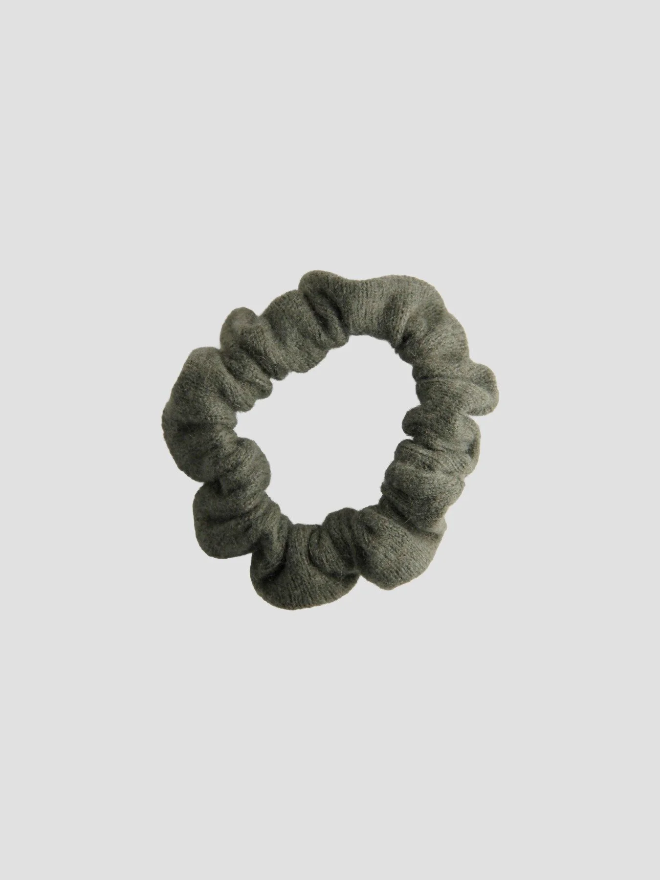 Handcrafted 3-piece hair tie set made of pure Mongolian cashmere, camel hair, and yak wool by Hand of Origin