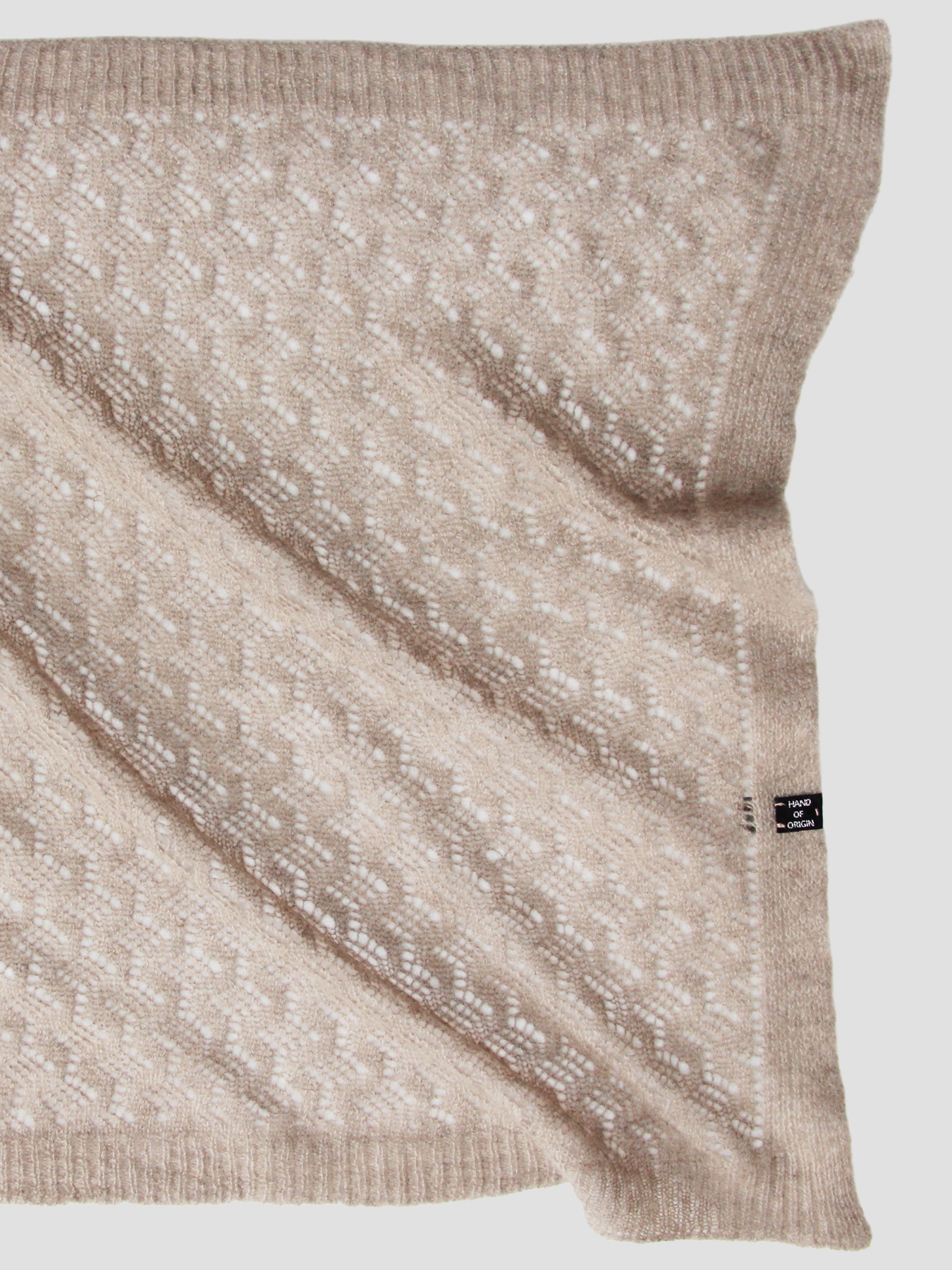 Cashmere Bandana Scarf | 100% Mongolian Cashmere | Hand of Origin Berlin
