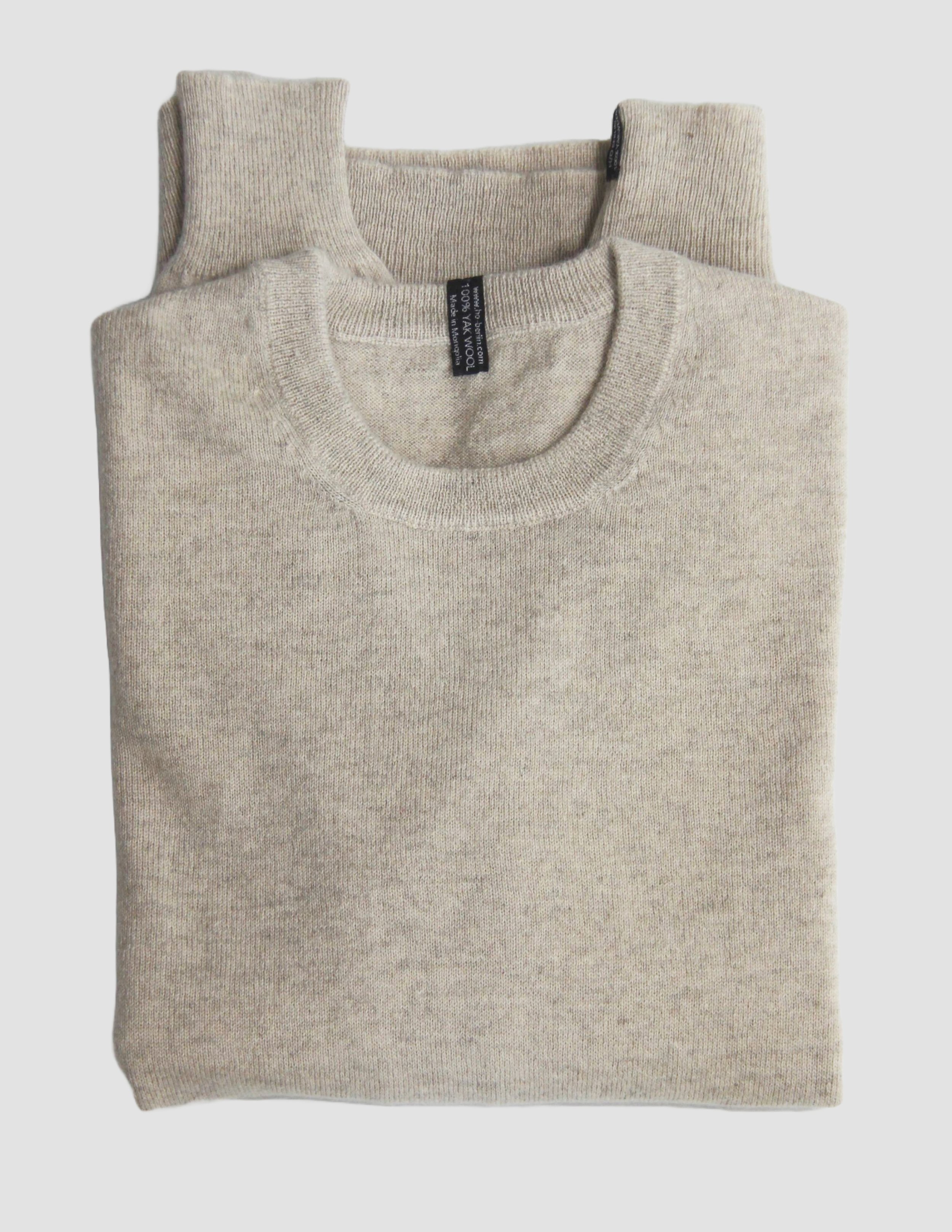 HO Berlin hand of origin pure yak wool pullover crewneck
