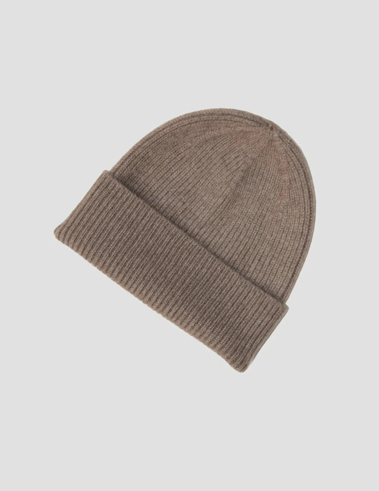 100% Mongolian yak wool beanie, heavy 4-ply rib knit, hand of origin berlin.