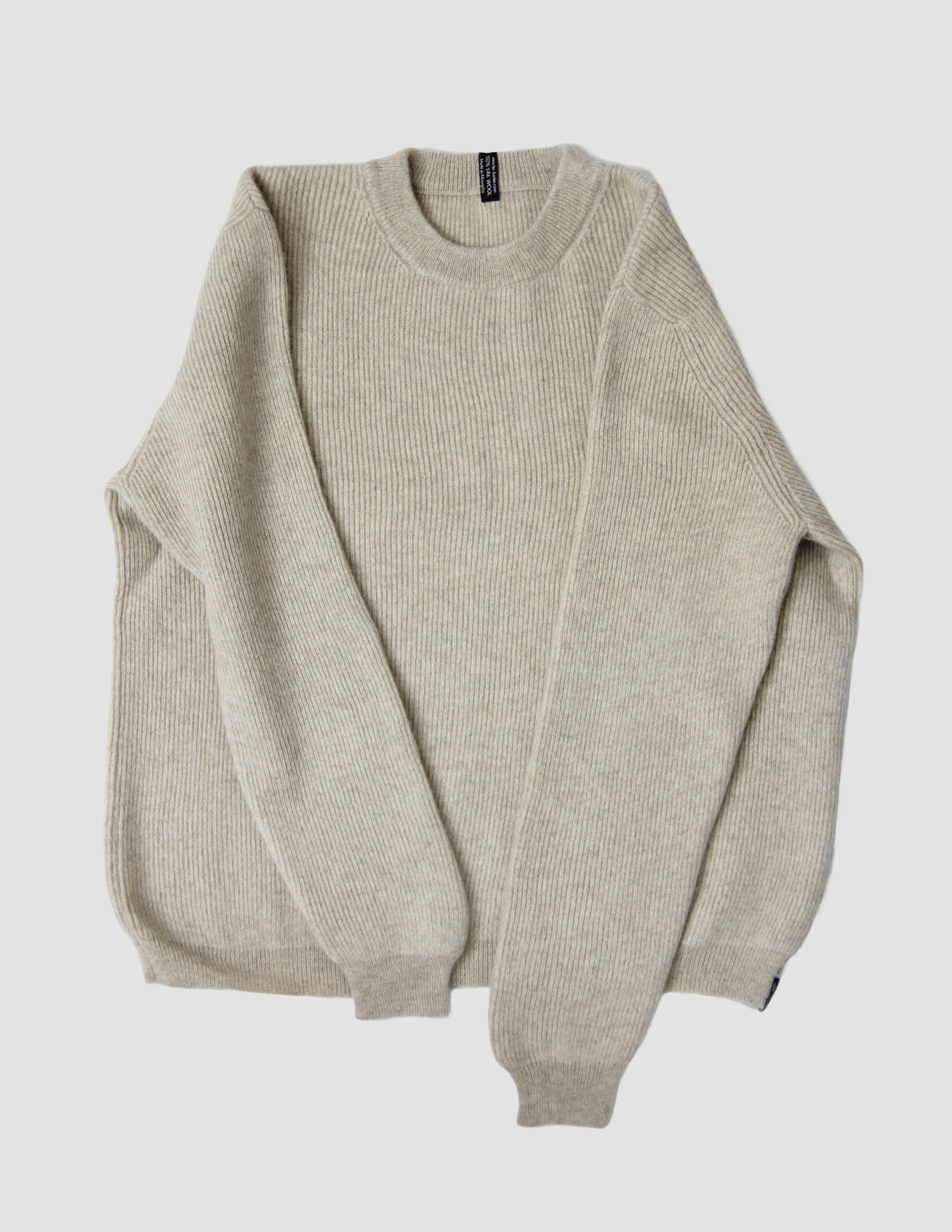 HOBerlin Hand of Origin Mongolian YakWool Boxy Pullover