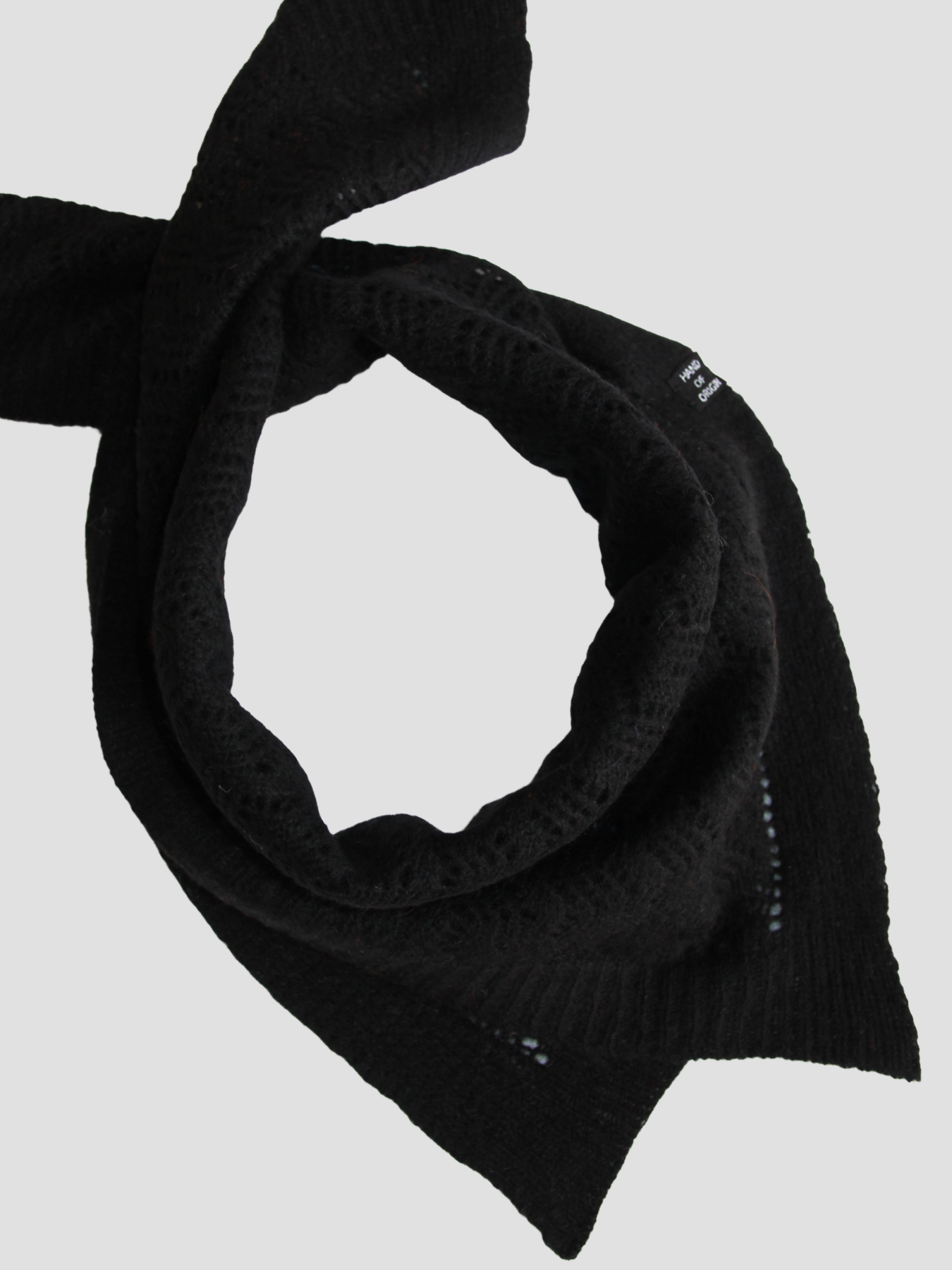 Cashmere Bandana Scarf | 100% Mongolian Cashmere | Hand of Origin Berlin