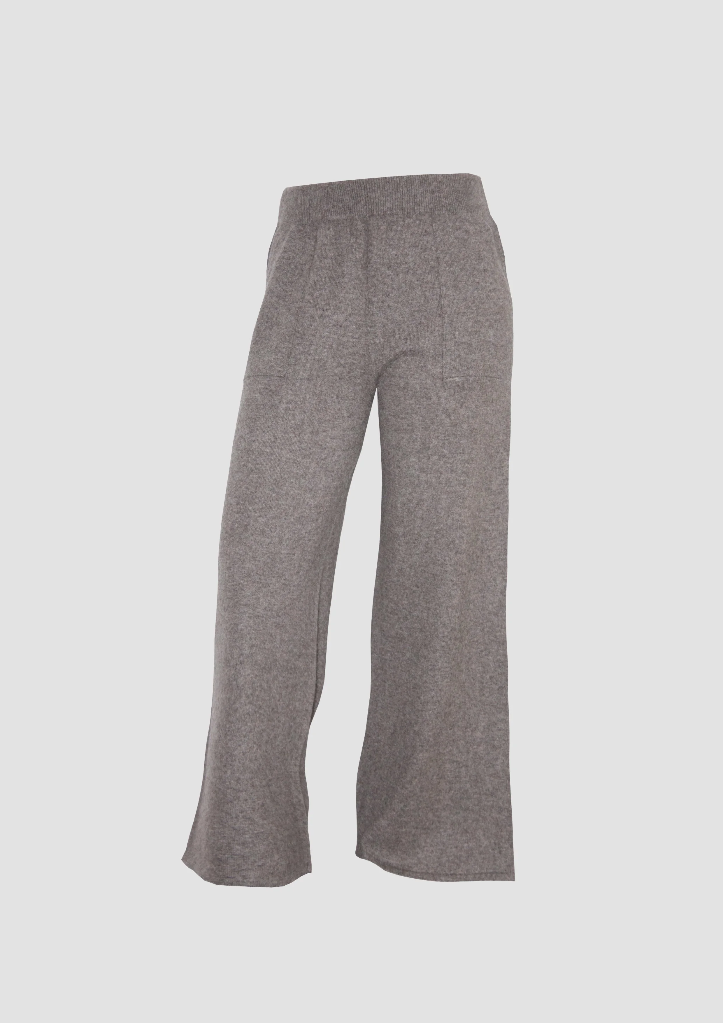 HOBerlin Hand of origin yak wool wide leg pants grey