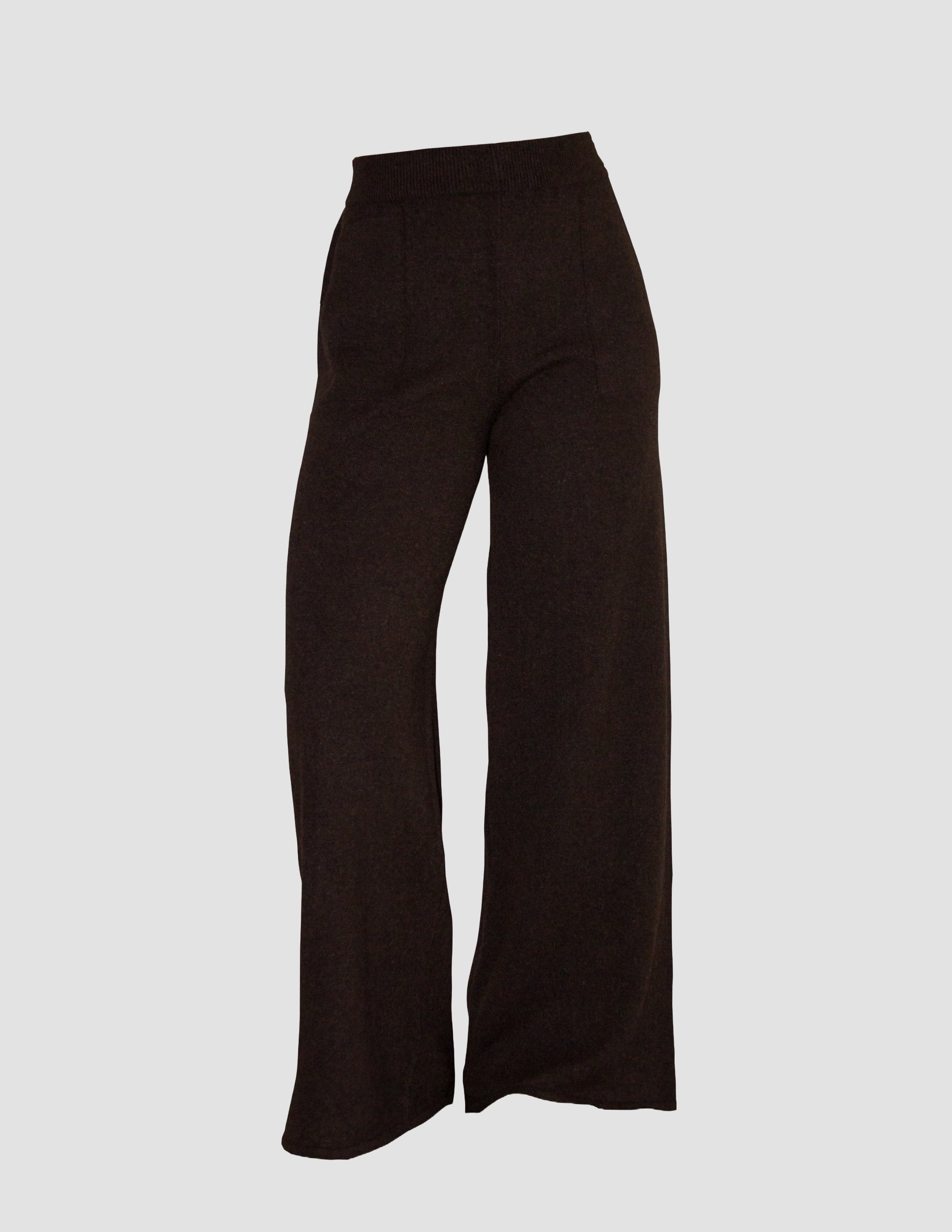 H/OBerlin Handoforigin yak wool wide leg pants from Mongolia