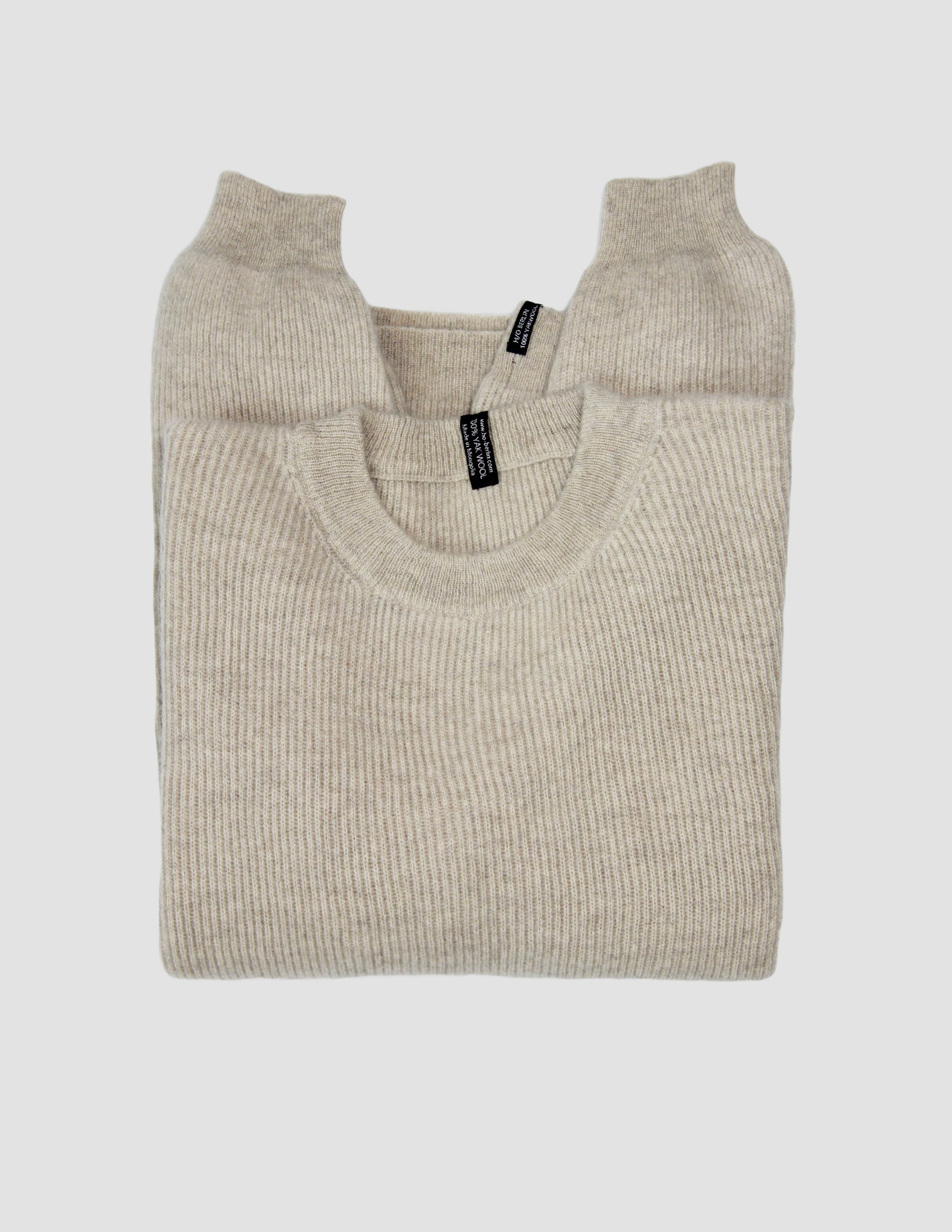 HOBerlin Hand of Origin Mongolian YakWool Boxy Pullover