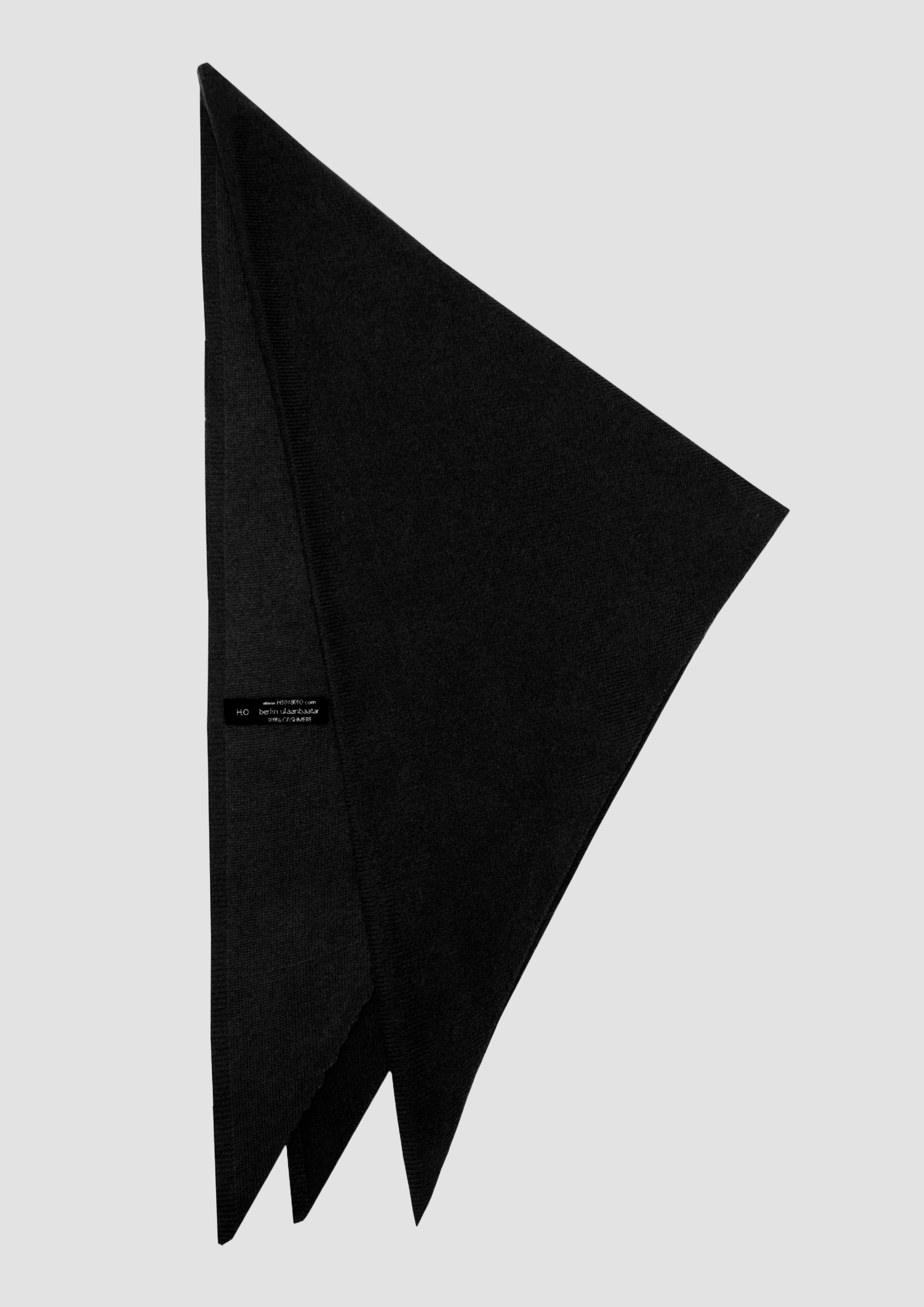Hand of Origin Berlin Mongolian fine cashmere triangle scarf
